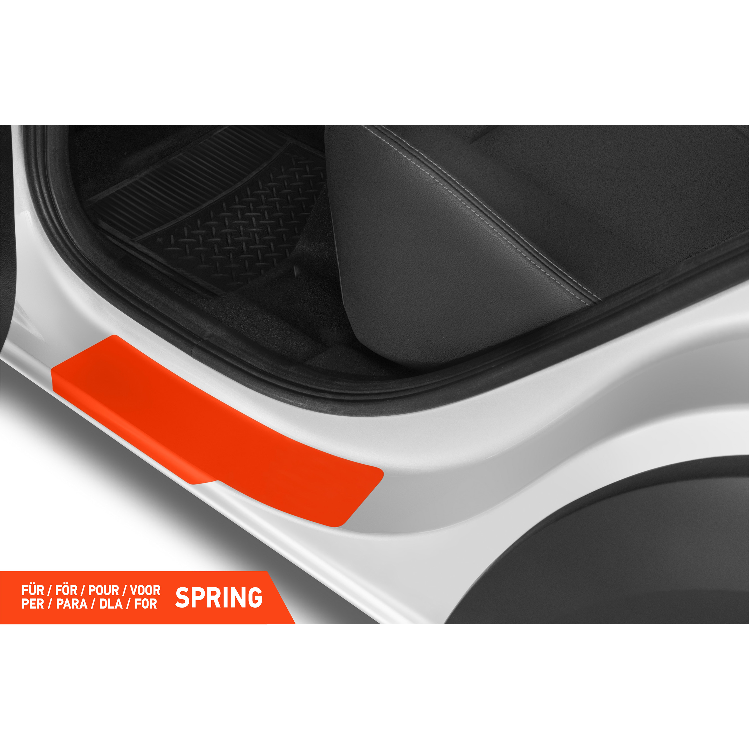 Einstiegsleisten Schutz für Dacia Spring BBG I 2021 - 2026 im 4er Set