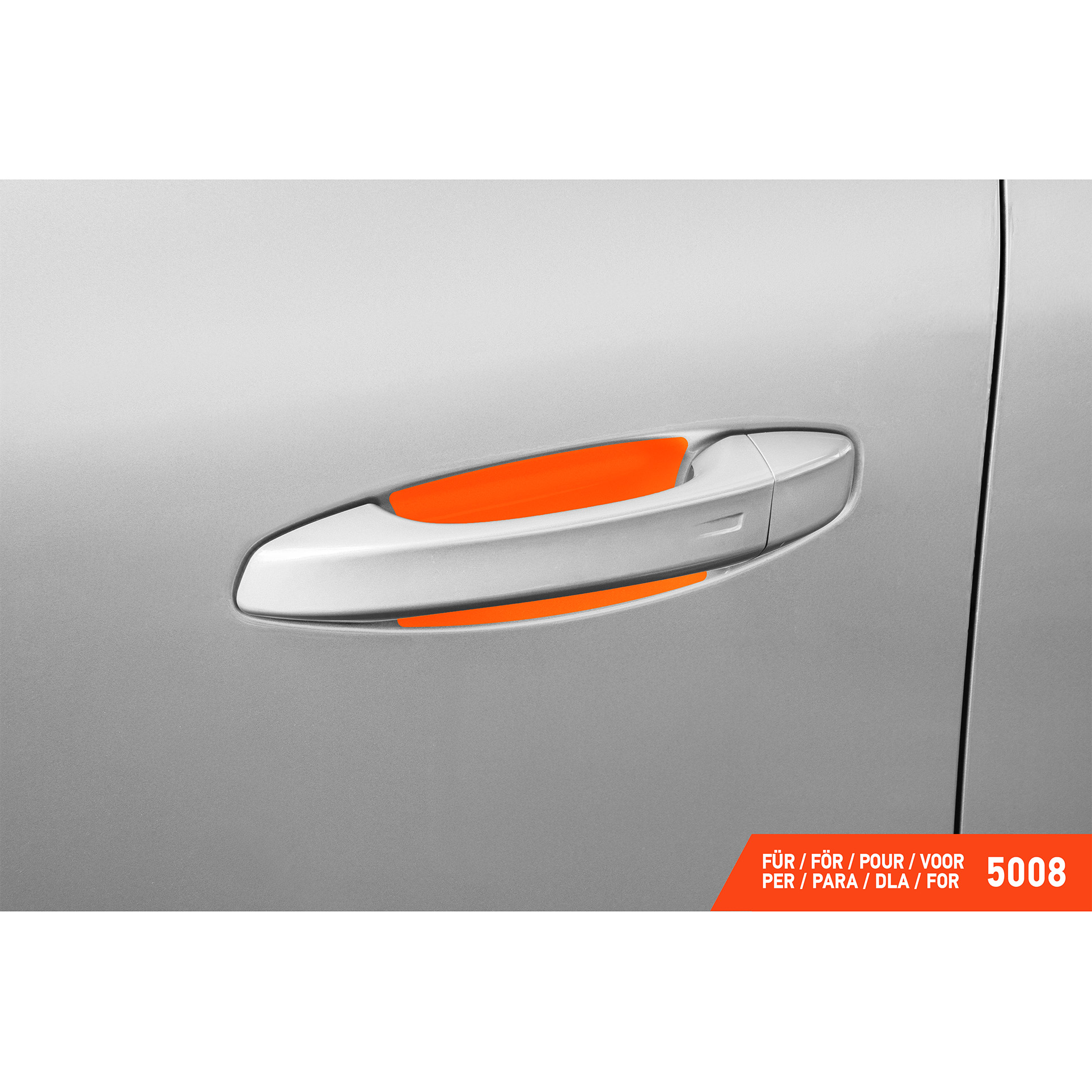 Auto Türgriffmulden Schutzfolie für Peugeot 5008 3 (III) P67 I 2024 - 2026 im 4er Set