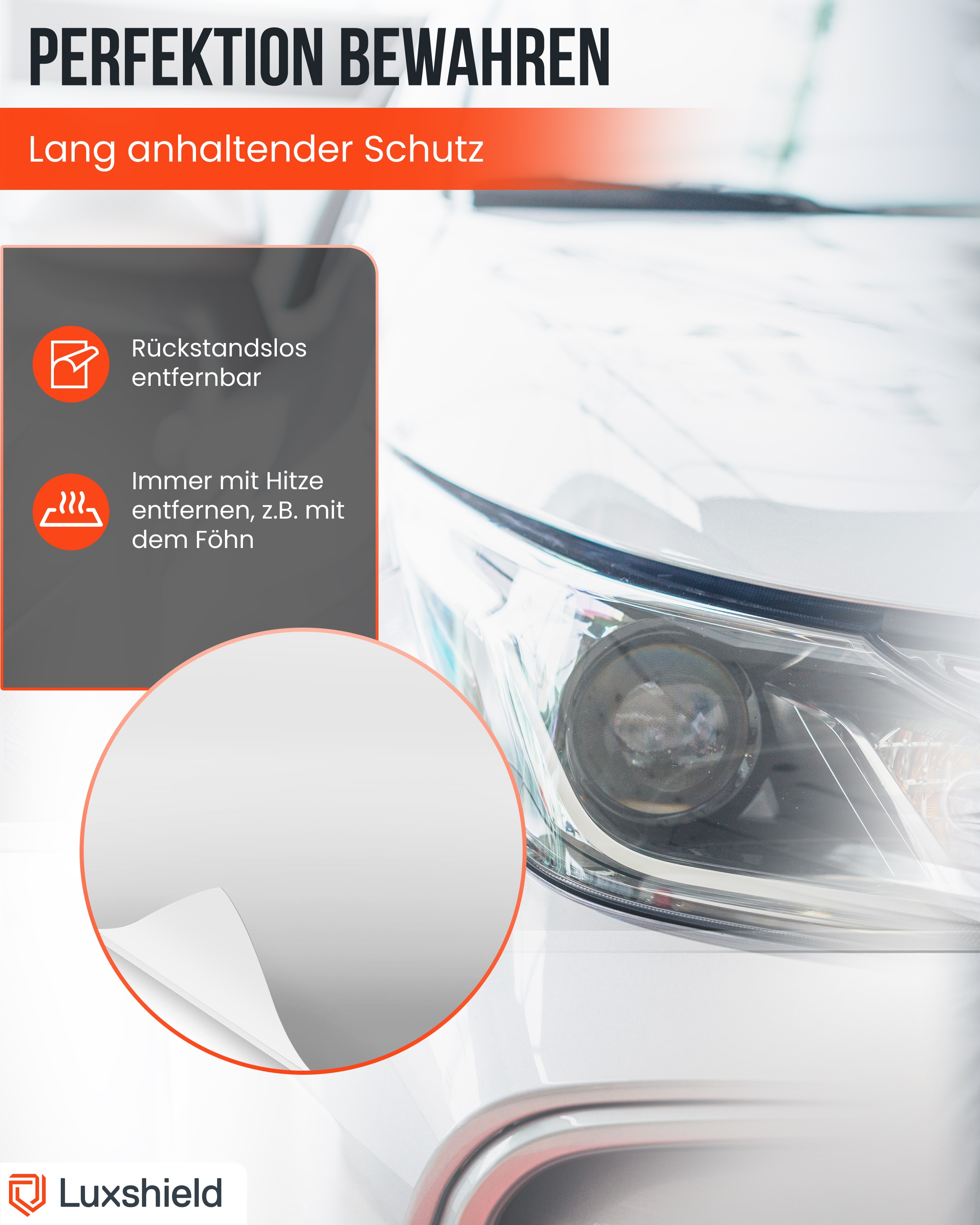 Lackschutzfolie Transparent matt 30x100cm