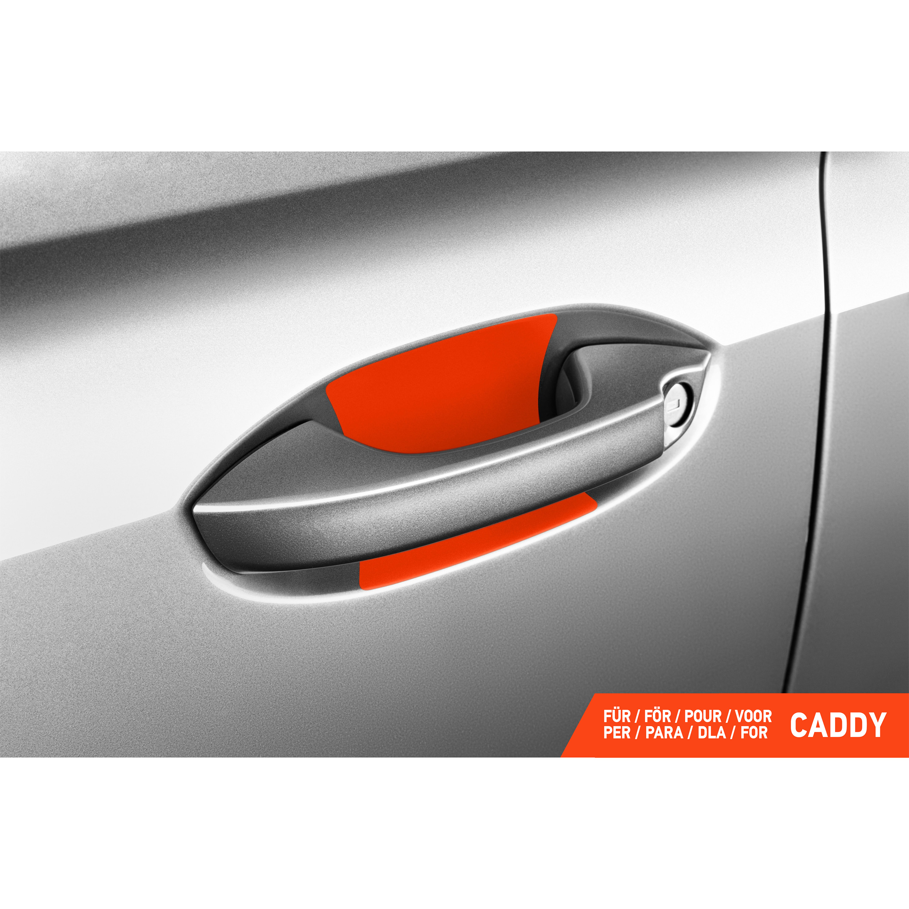 Auto Türgriffmulden Schutzfolie für VW Caddy 5 (V) SB I 2020 - 2025 im 4er Set