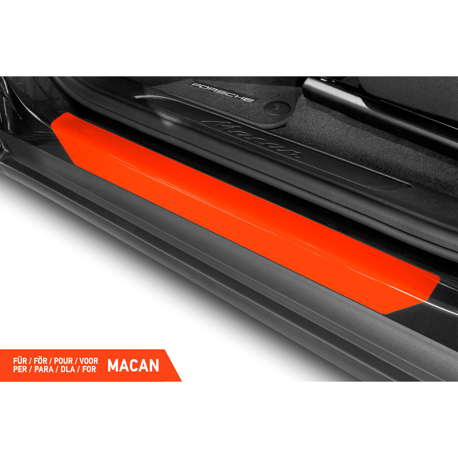 Einstiegsleisten Schutz für Porsche Macan 1 (I) 95B I 2014 - 2024 im 4er Set