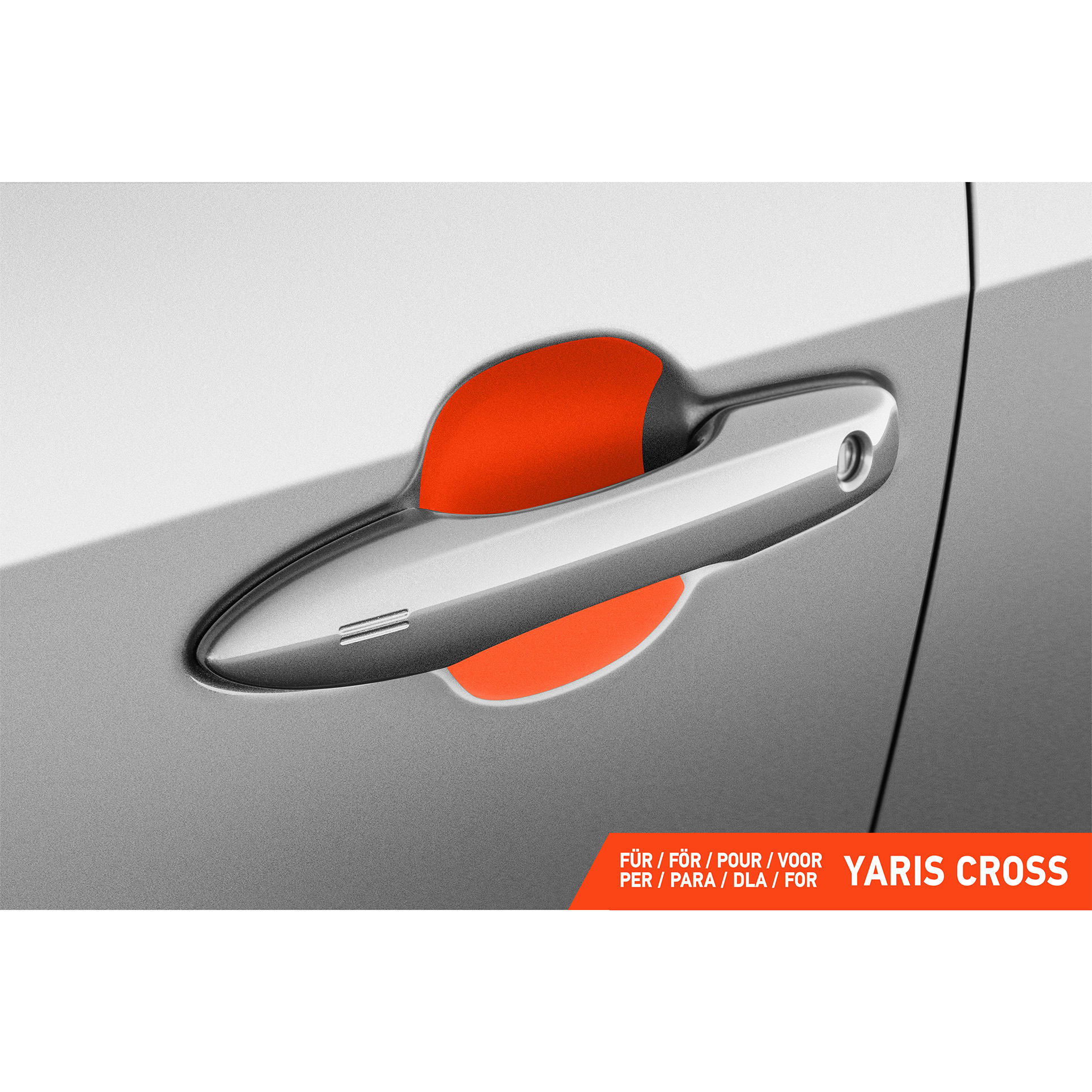 Auto Türgriffmulden Schutzfolie für Toyota Yaris Cross MXP I 2021 - 2026 im 4er Set