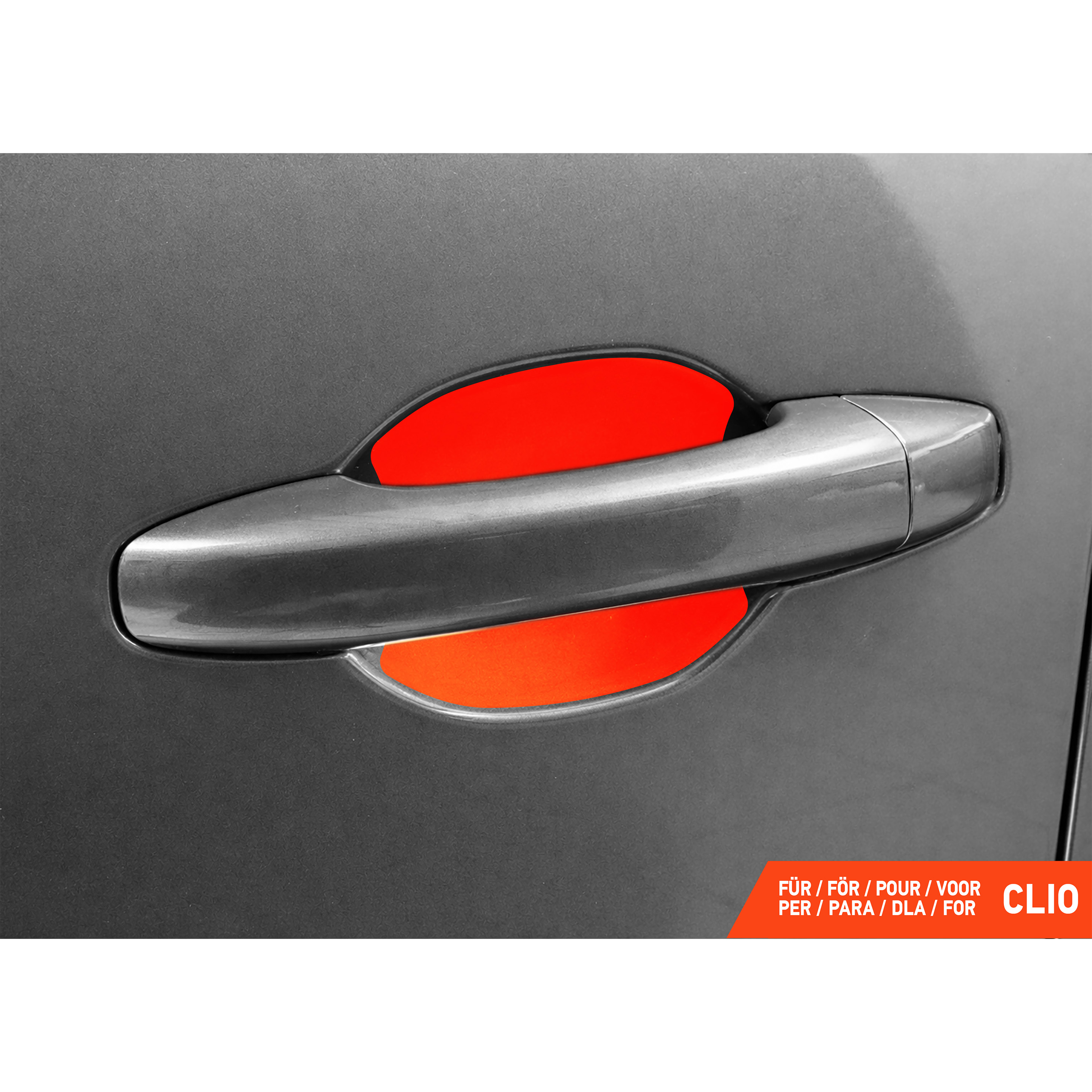 Auto Türgriffmulden Schutzfolie für Renault Clio 6 (VI) I 2026 - 2026 im 4er Set