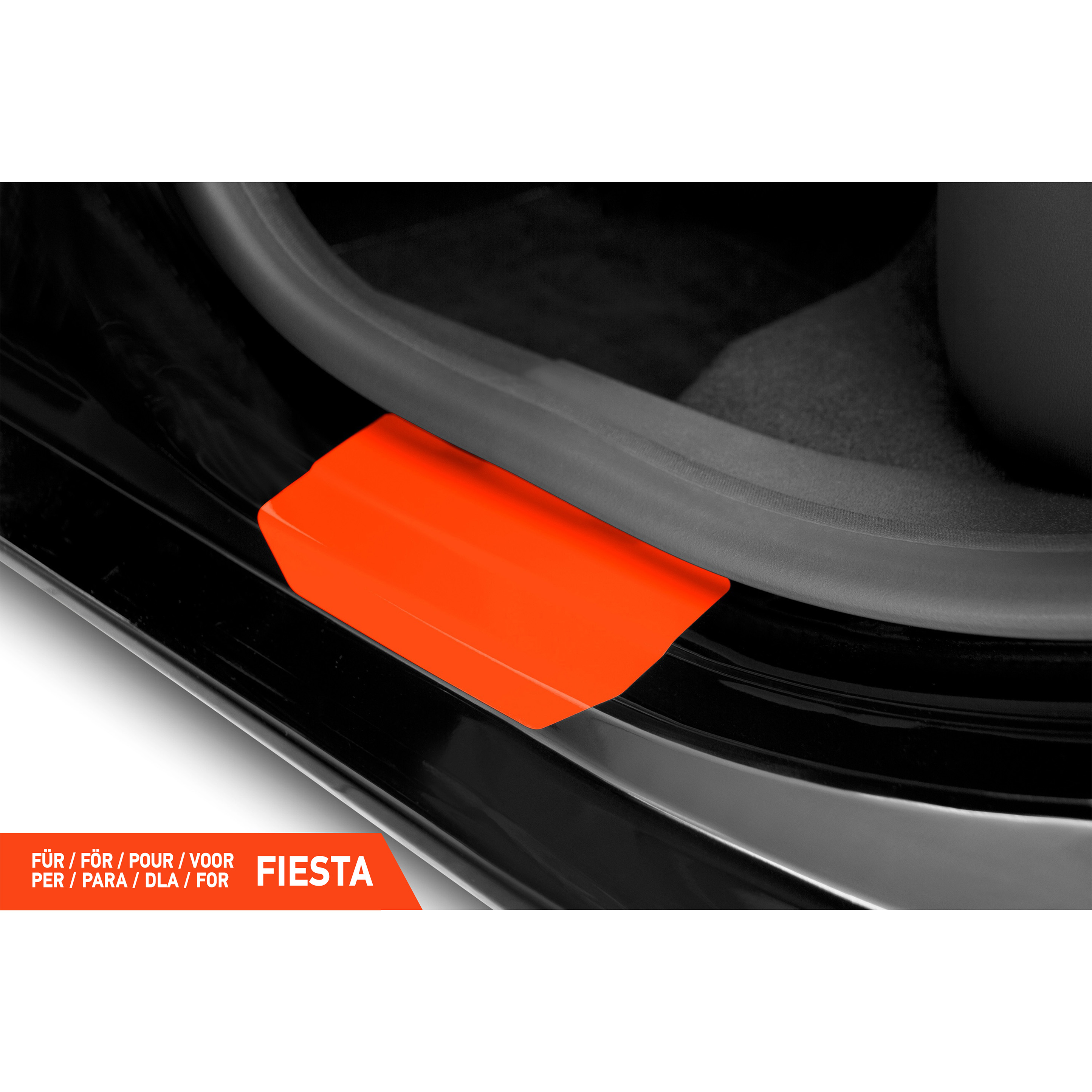 Einstiegsleisten Schutz für Ford Fiesta 3-Türer 8 (VIII) JH8 I 2017 - 2023 im 2er Set