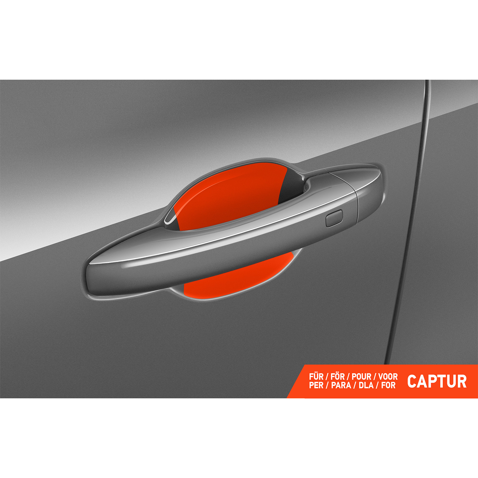 Auto Türgriffmulden Schutzfolie für Renault Captur II I 2020 - 2026 im 4er Set