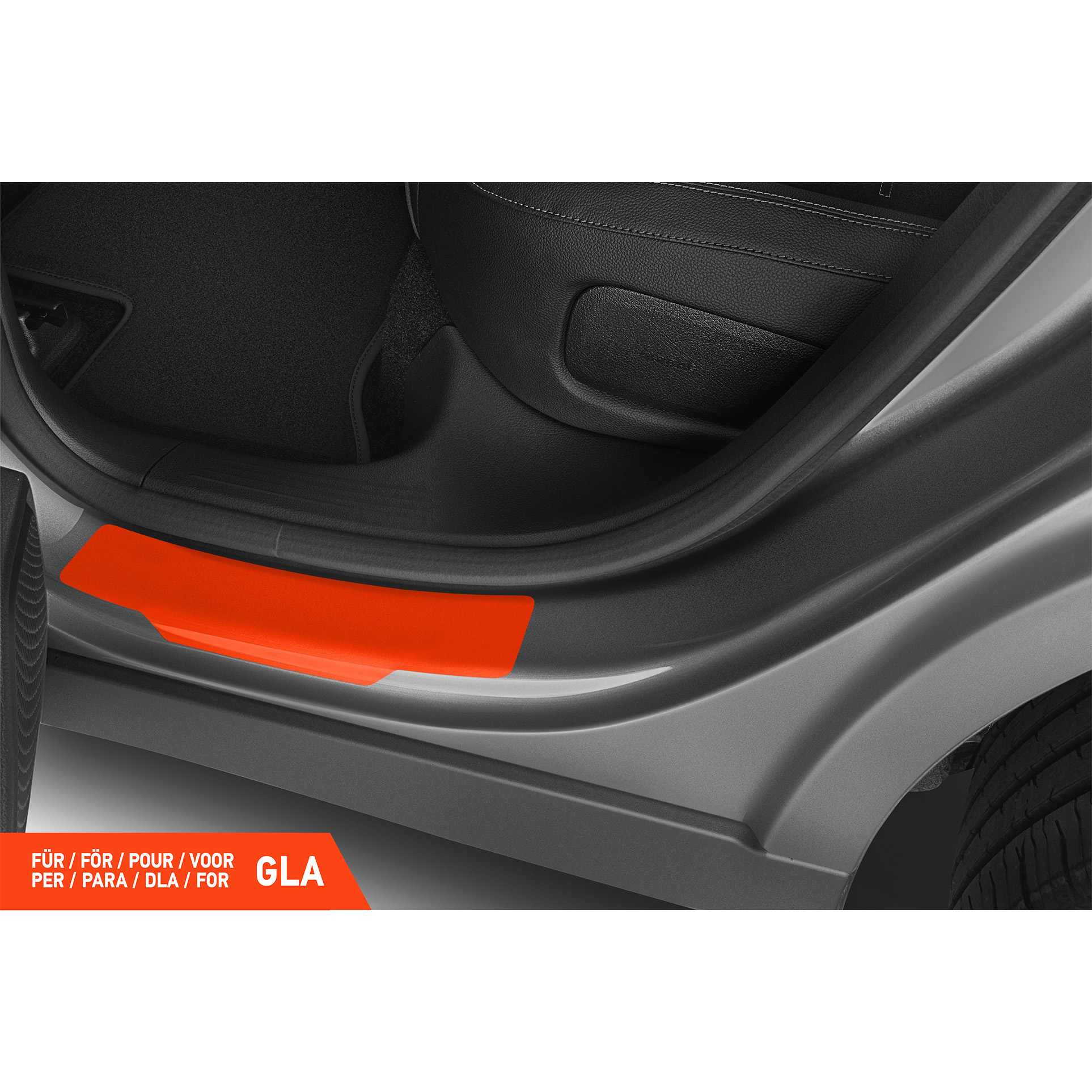 Einstiegsleisten Schutz für Mercedes Benz GLA 2 (II) H247 I 2020 - 2026 im 4er Set