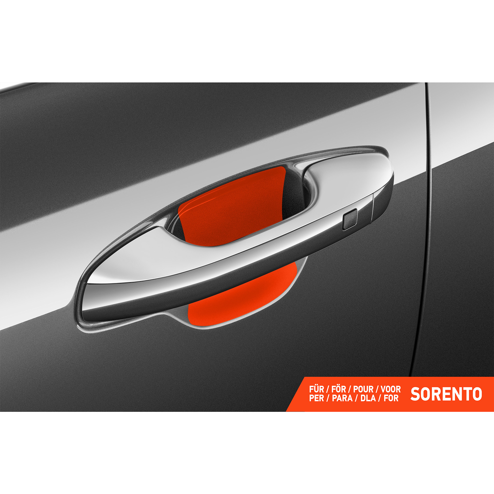 Auto Türgriffmulden Schutzfolie für Kia Sorento 4 (IV) MQ4 I 2020 - 2026 im 4er Set