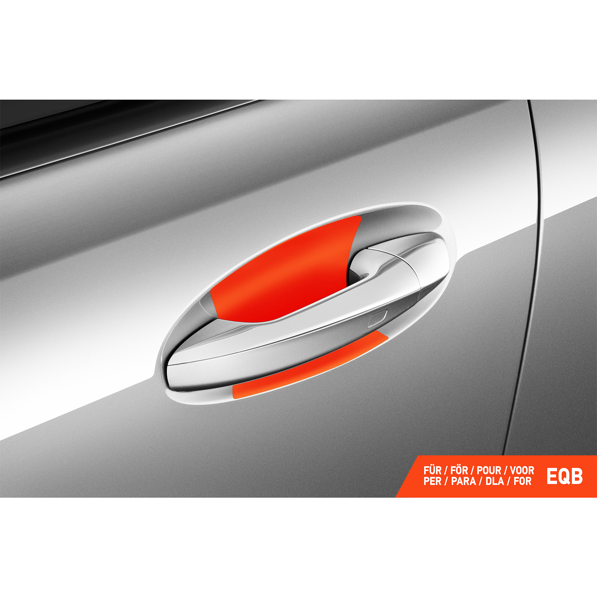 Auto Türgriffmulden Schutzfolie für Mercedes Benz EQB X243 I 2021 - 2026 im 4er Set