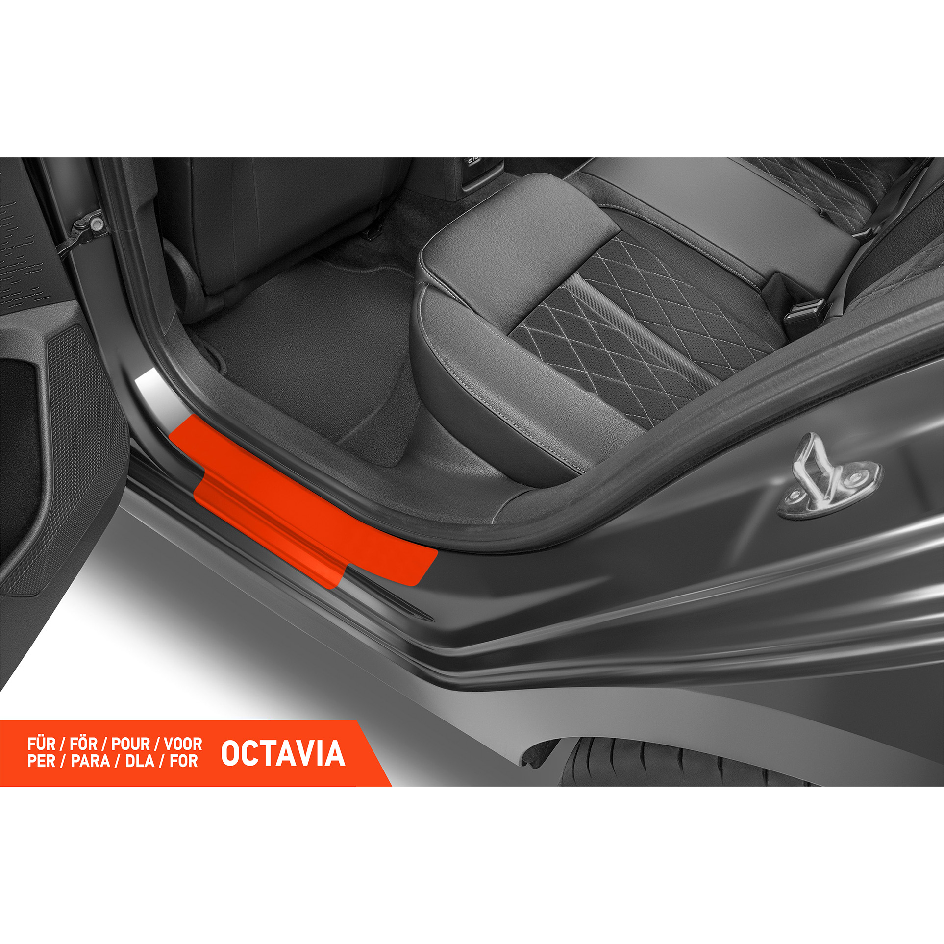 Einstiegsleisten Schutz für Skoda Octavia Combi 4 (IV) NX5 I 2020 - 2026 im 4er Set