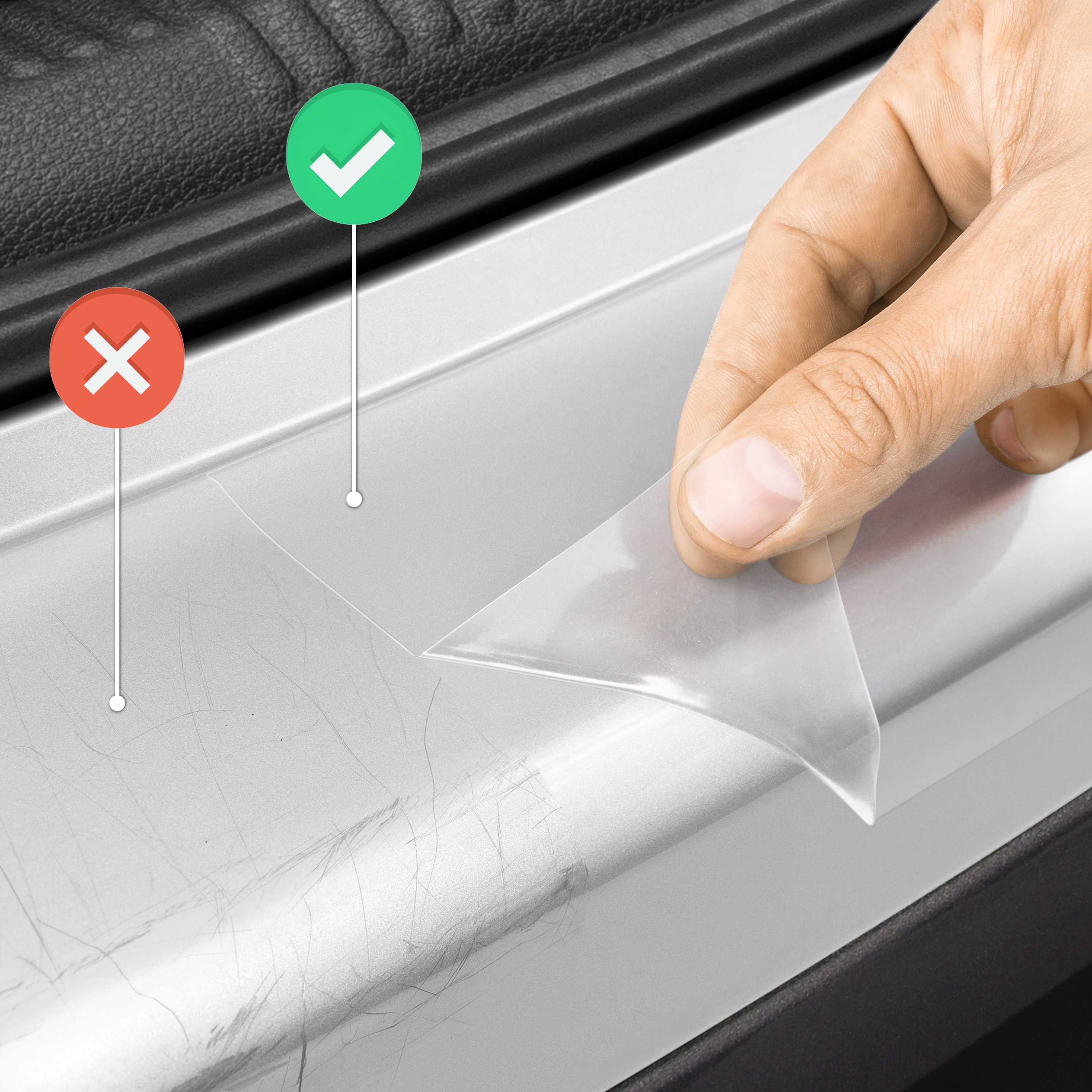 Ladekantenschutz für Mercedes Benz A-Klasse Limousine 4 (IV) V177 I 2019 - 2026