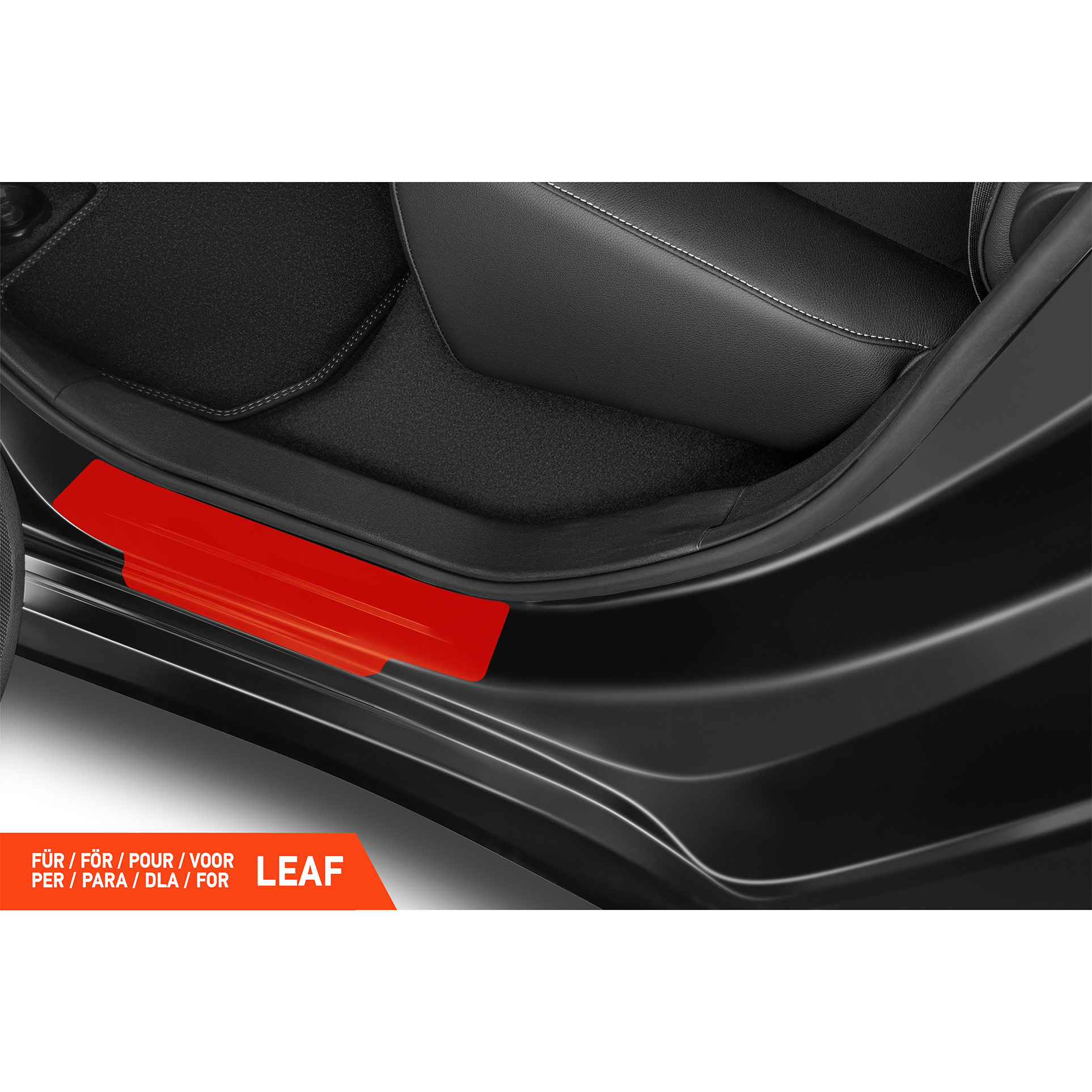 Einstiegsleisten Schutz für Nissan Leaf 2 (II) ZE1 I 2017 - 2024 im 4er Set