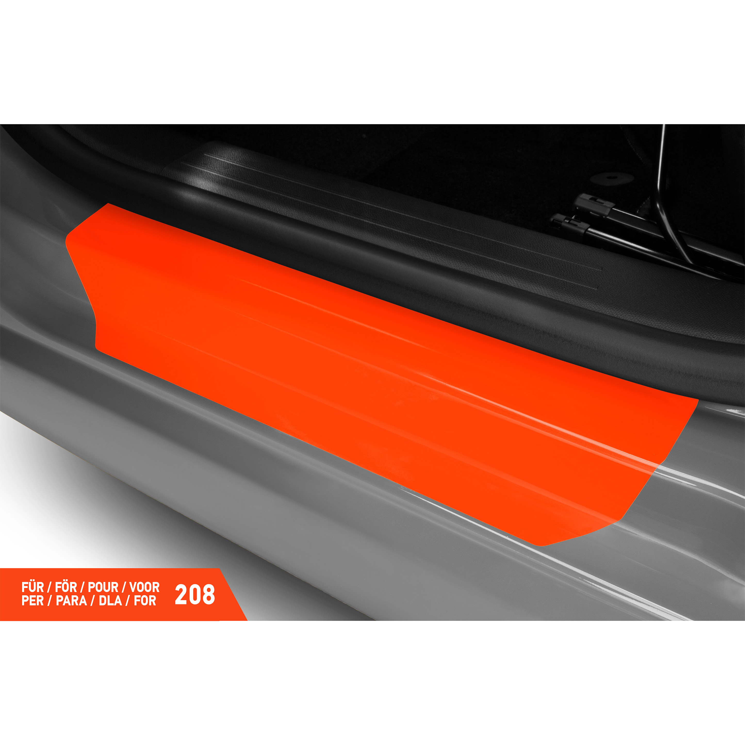 Einstiegsleisten Schutz für Peugeot 208 II I 2019 - 2026 im 4er Set