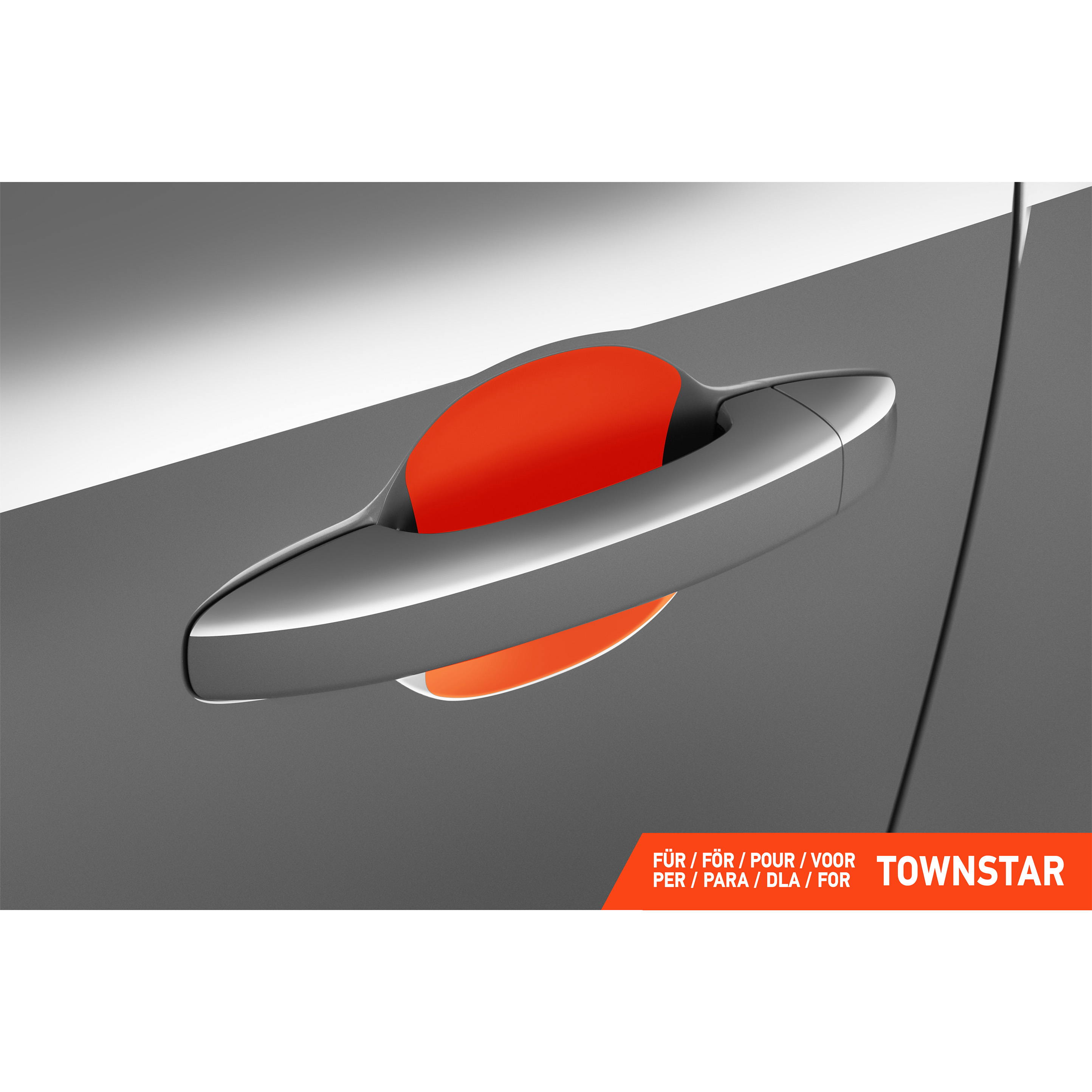 Auto Türgriffmulden Schutzfolie für Nissan Townstar I 2022 - 2026 im 4er Set