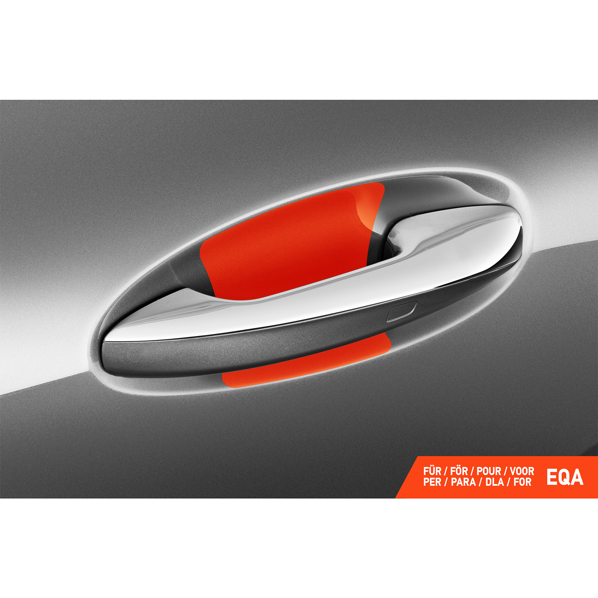 Auto Türgriffmulden Schutzfolie für Mercedes Benz EQA H243 I 2021 - 2026 im 4er Set