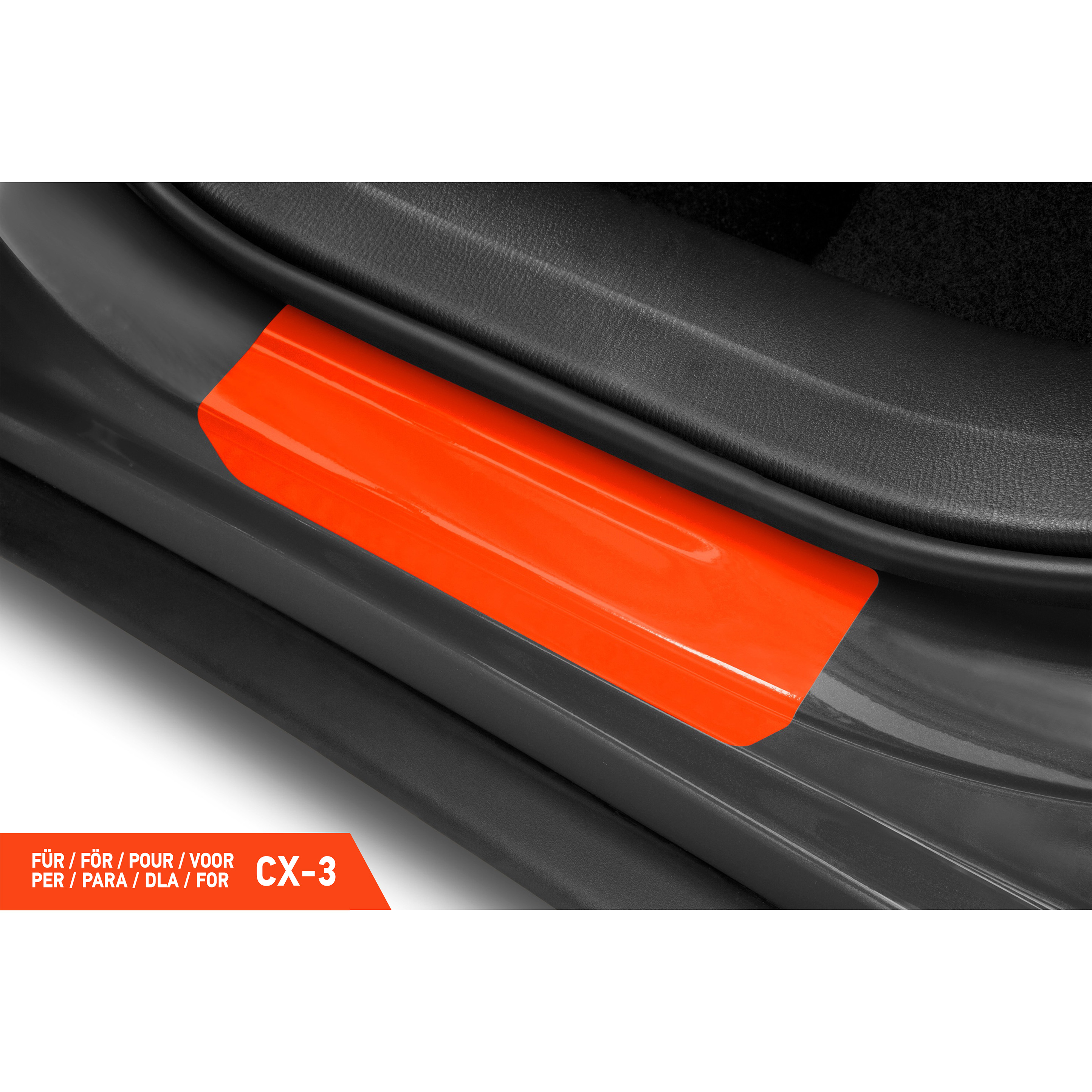 Einstiegsleisten Schutz für Mazda CX-3 1 (I) DK I 2015 - 2021 im 4er Set