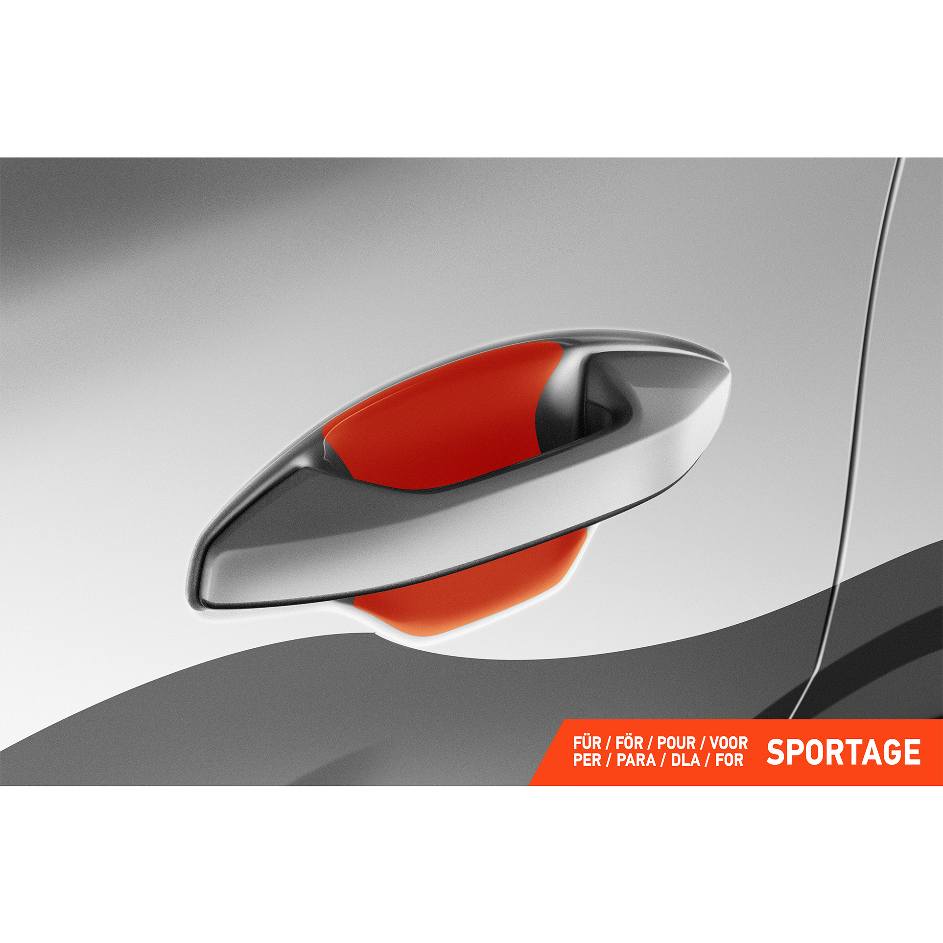 Auto Türgriffmulden Schutzfolie für Kia Sportage 5 (V) NQ5 I 2021 - 2026 im 4er Set