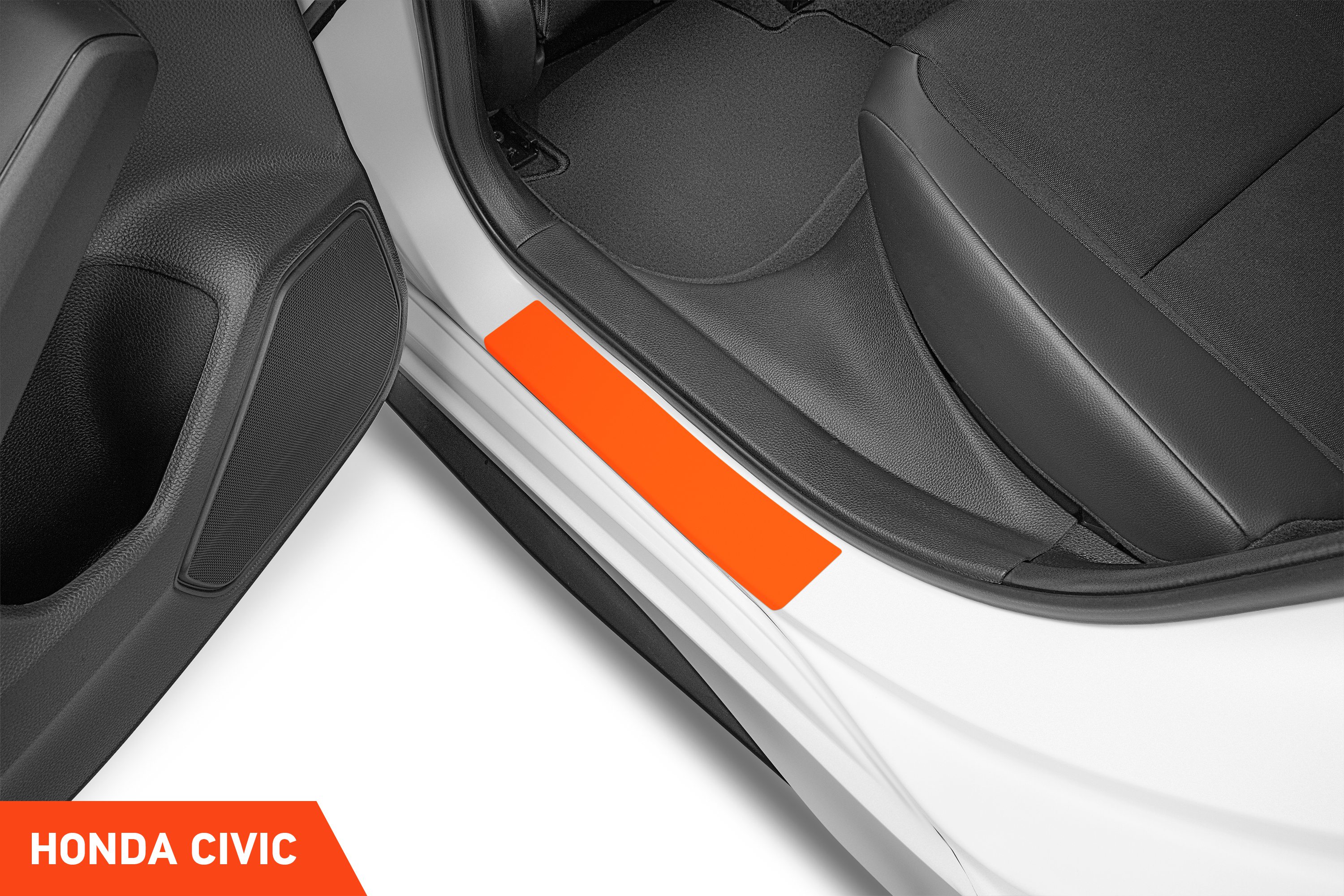 Einstiegsleisten Schutz für Honda Civic Schrägheck 11 (XI) I 2021 - 2025 im 4er Set