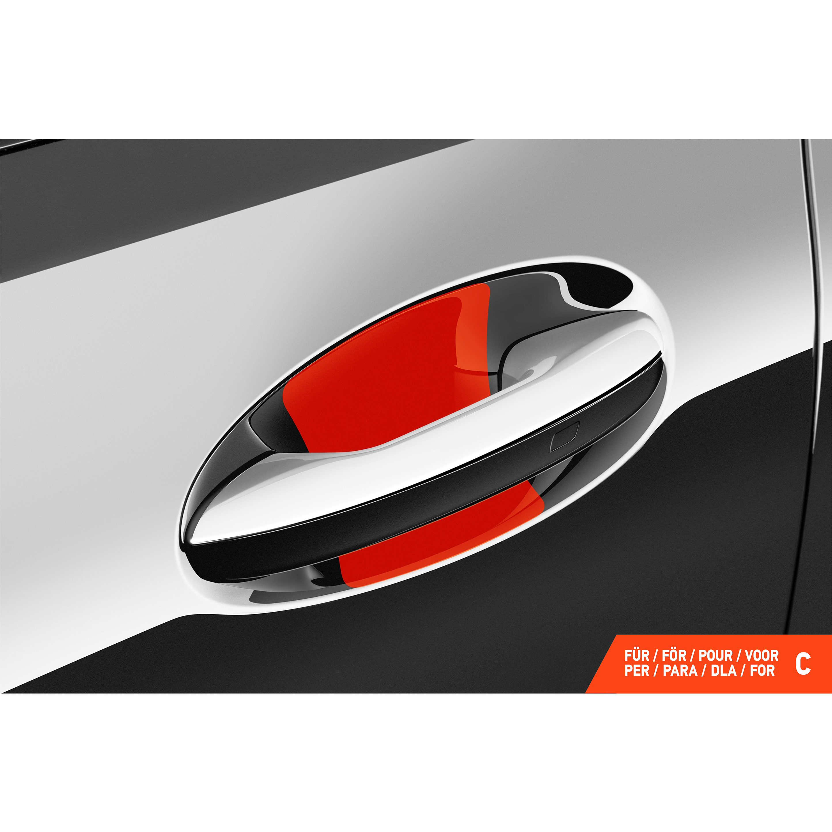 Auto Türgriffmulden Schutzfolie für Mercedes Benz C-Klasse T-Modell S206 I 2021 - 2026 im 4er Set