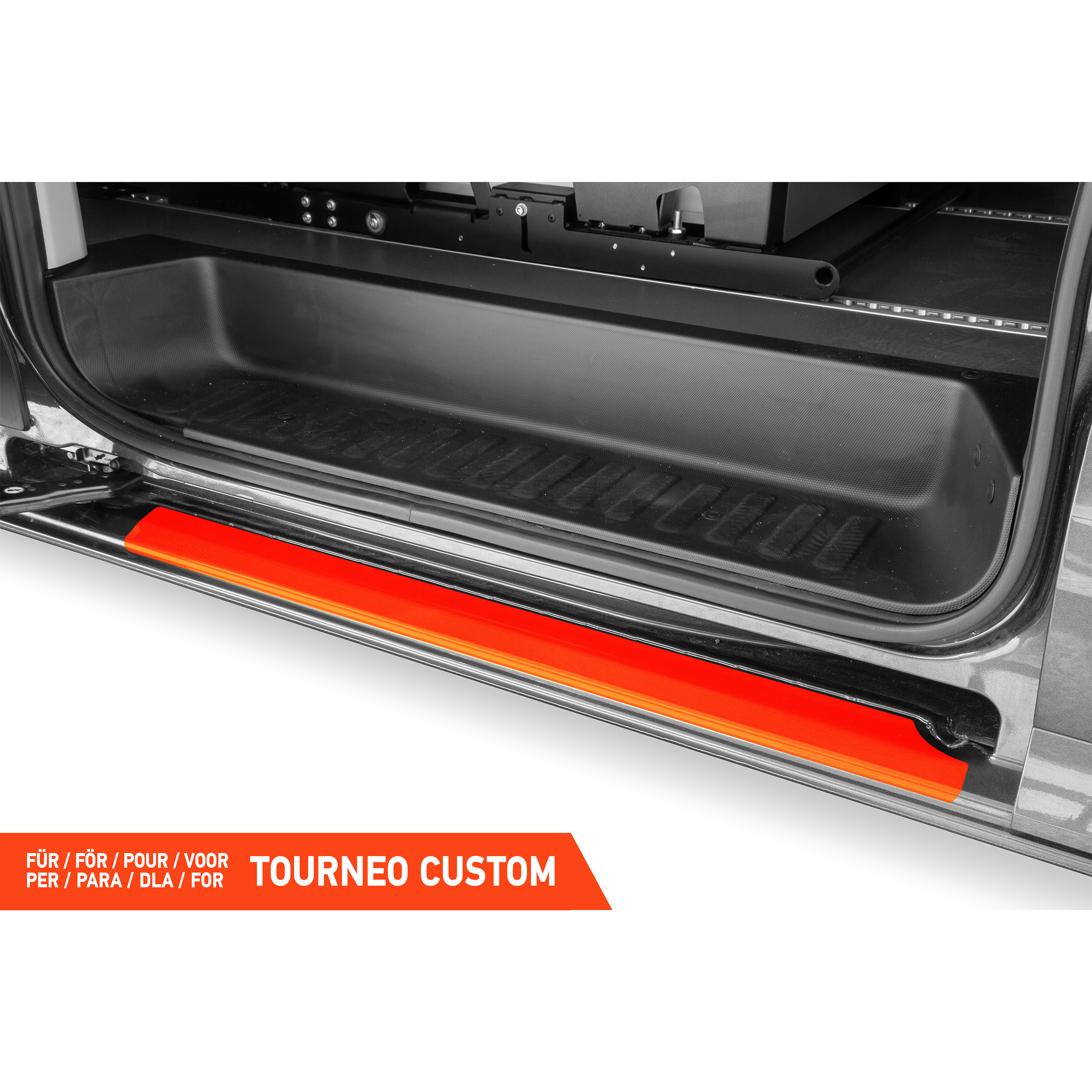 Einstiegsleisten Schutz für Ford Tourneo Custom 2 (II) V710 I 2023 - 2026 im 4er Set