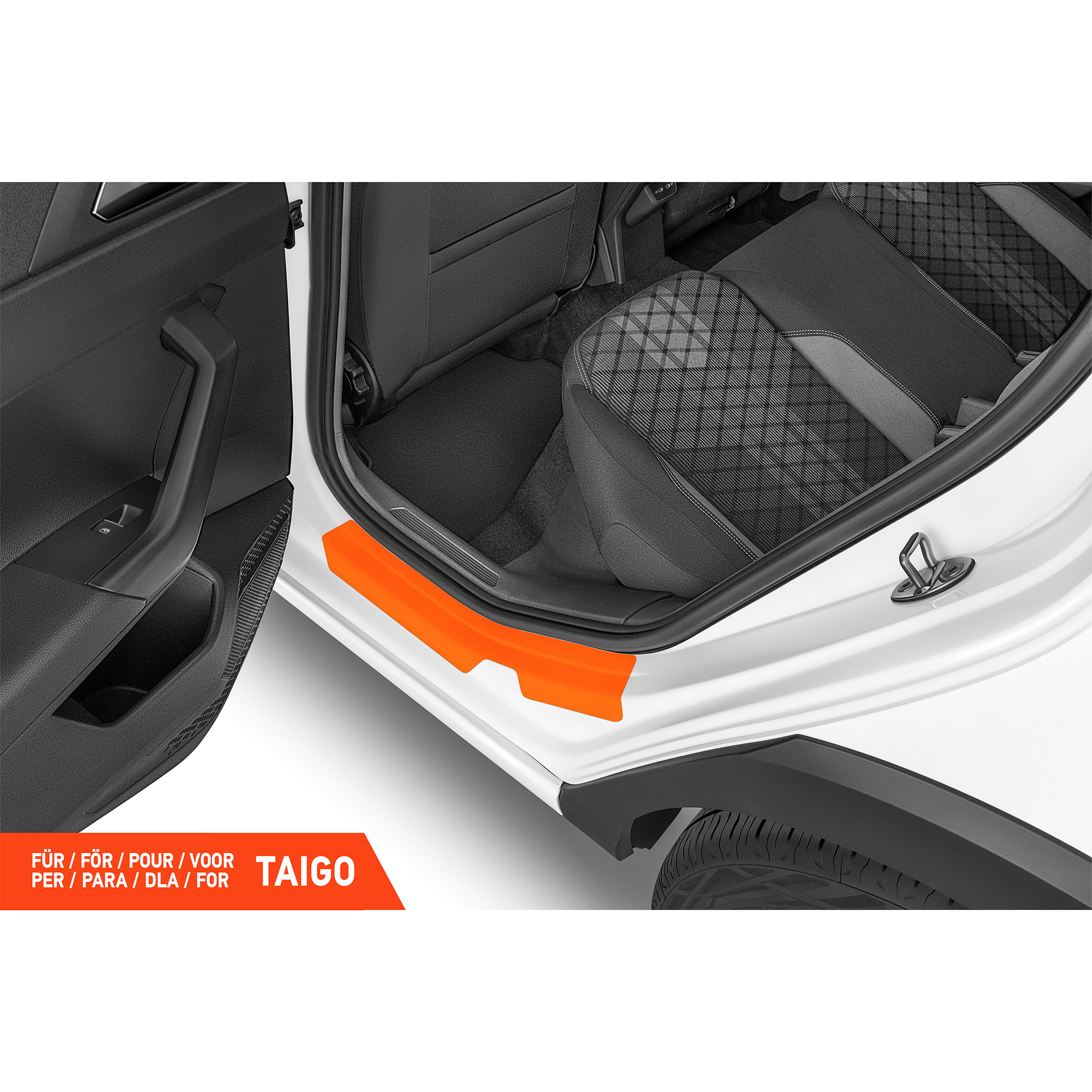 Einstiegsleisten Schutz für VW Taigo CS I 2021 - 2026 im 4er Set