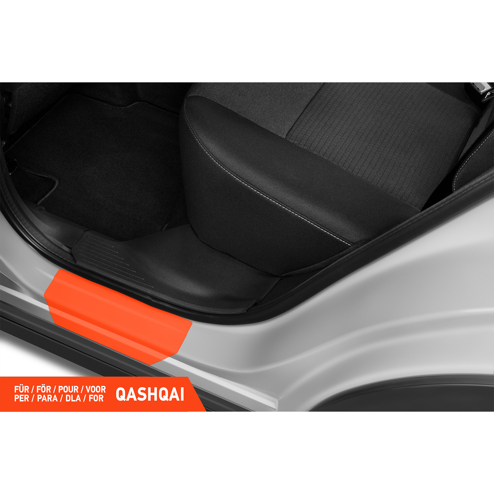 Einstiegsleisten Schutz für Nissan Qashqai 3 (III) J12 I 2021 - 2026 im 4er Set