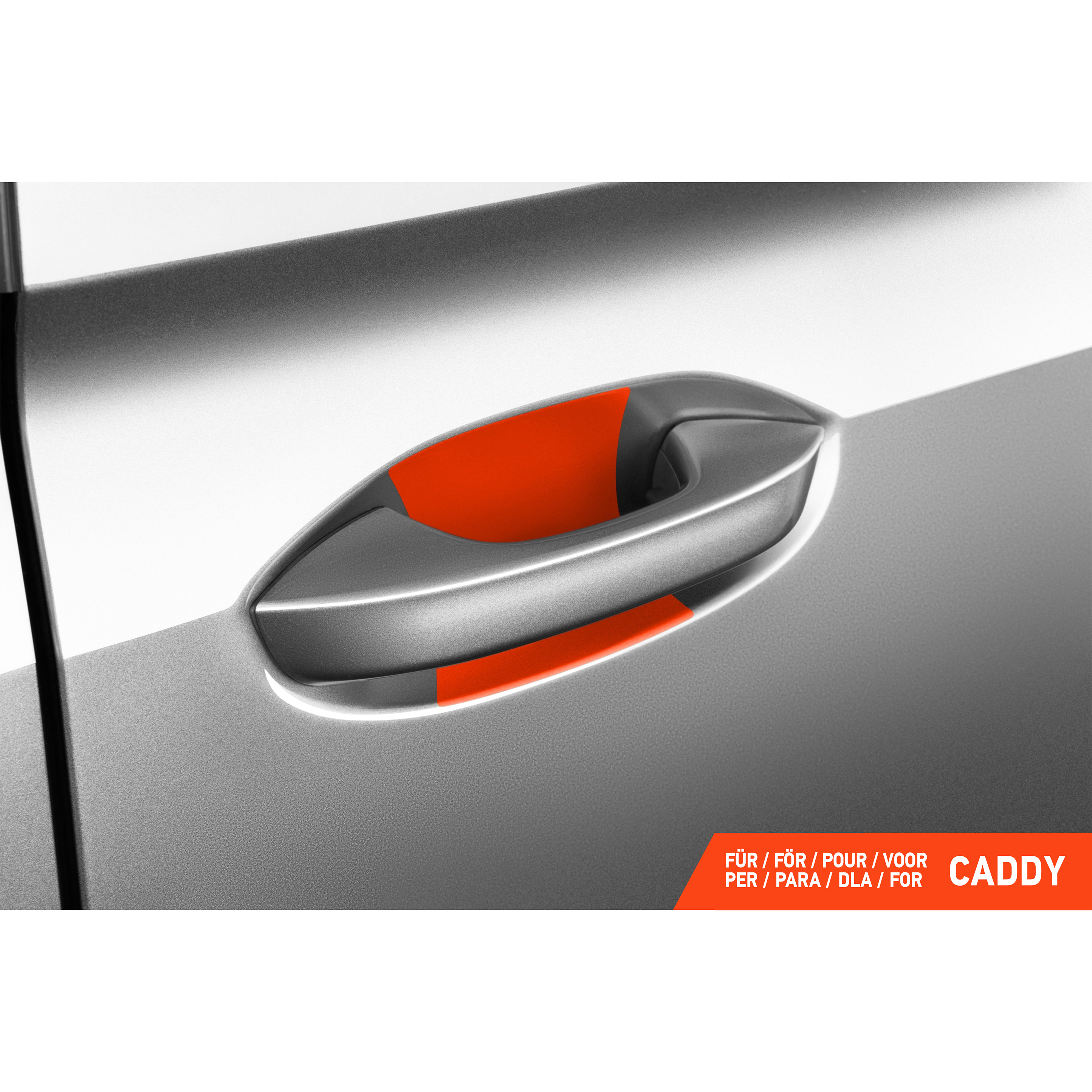 Auto Türgriffmulden Schutzfolie für VW Caddy 5 (V) SB I 2020 - 2026 im 4er Set