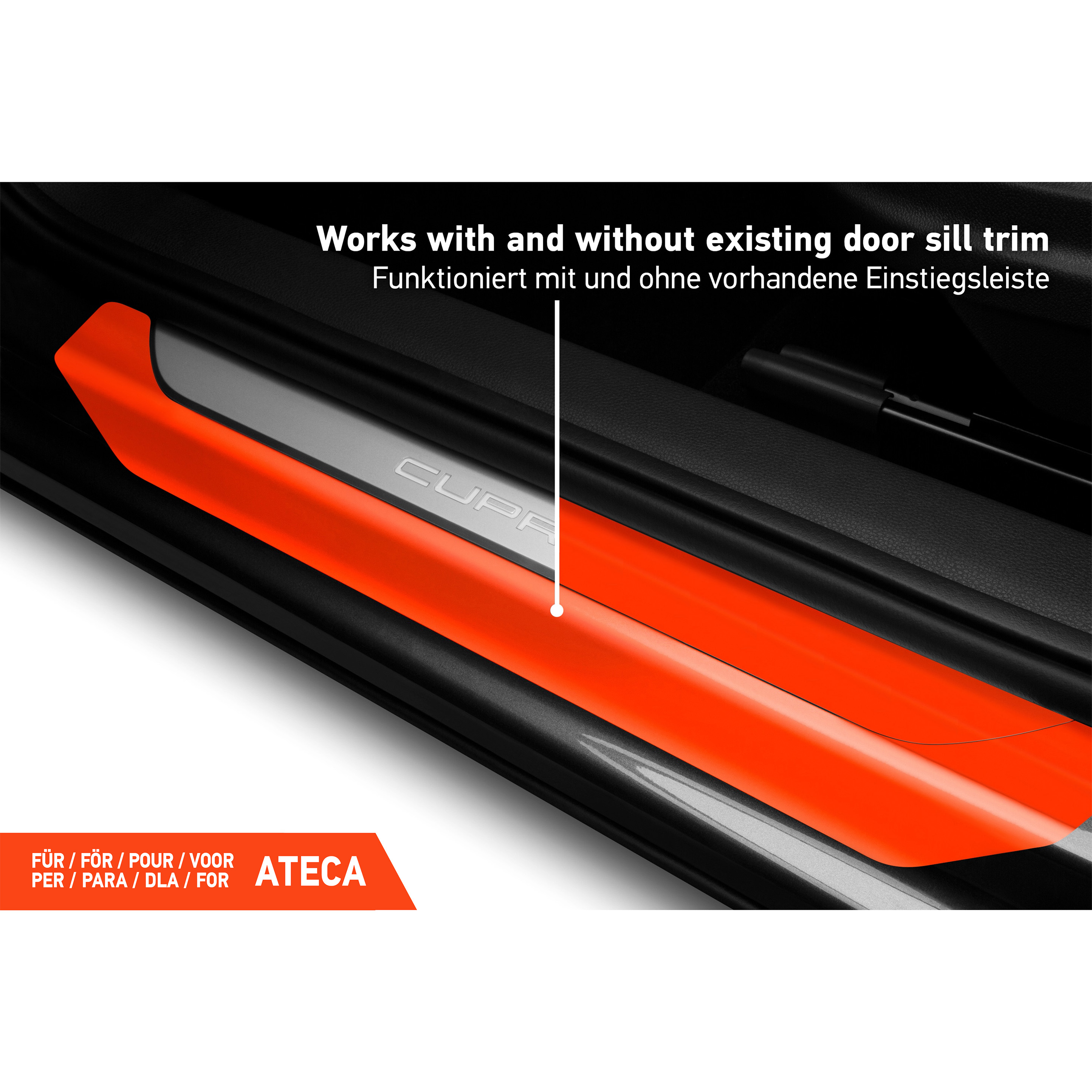 Einstiegsleisten Schutz für Cupra Ateca I 2018 - 2026 im 4er Set