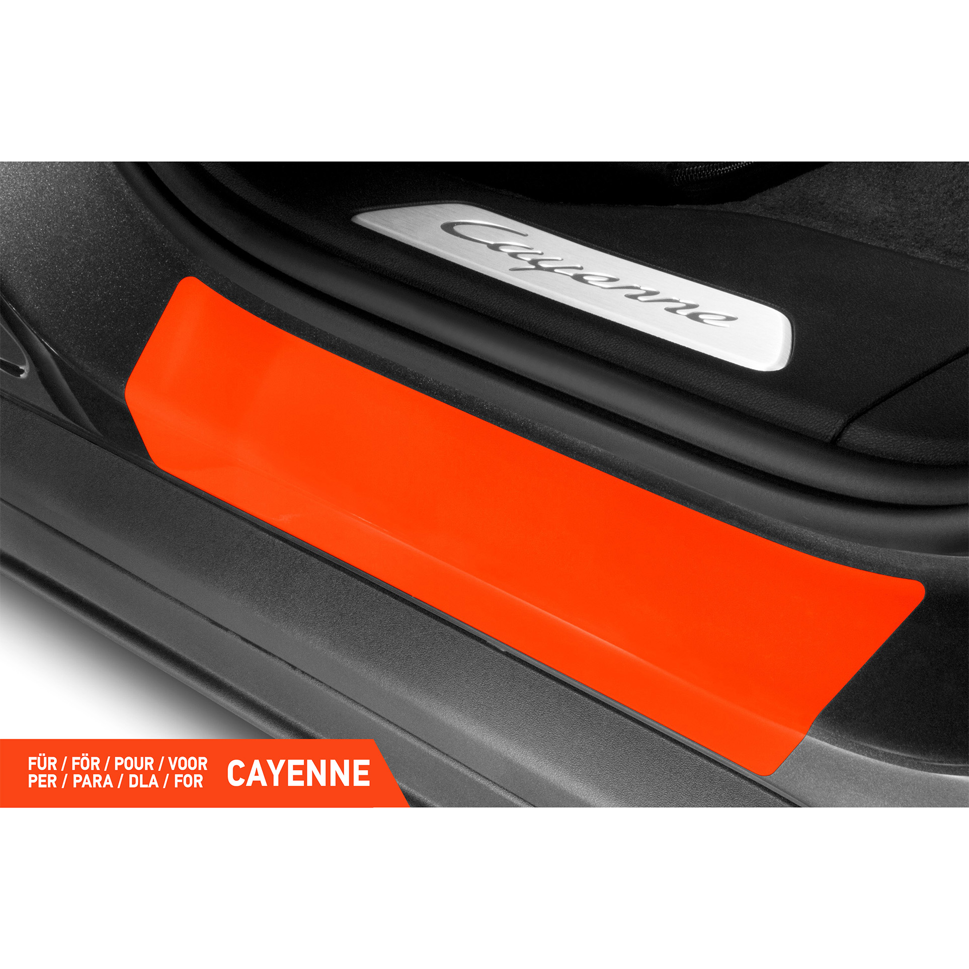 Einstiegsleisten Schutz für Porsche Cayenne 3 (III) 9YA I 2017 - 2026 im 4er Set