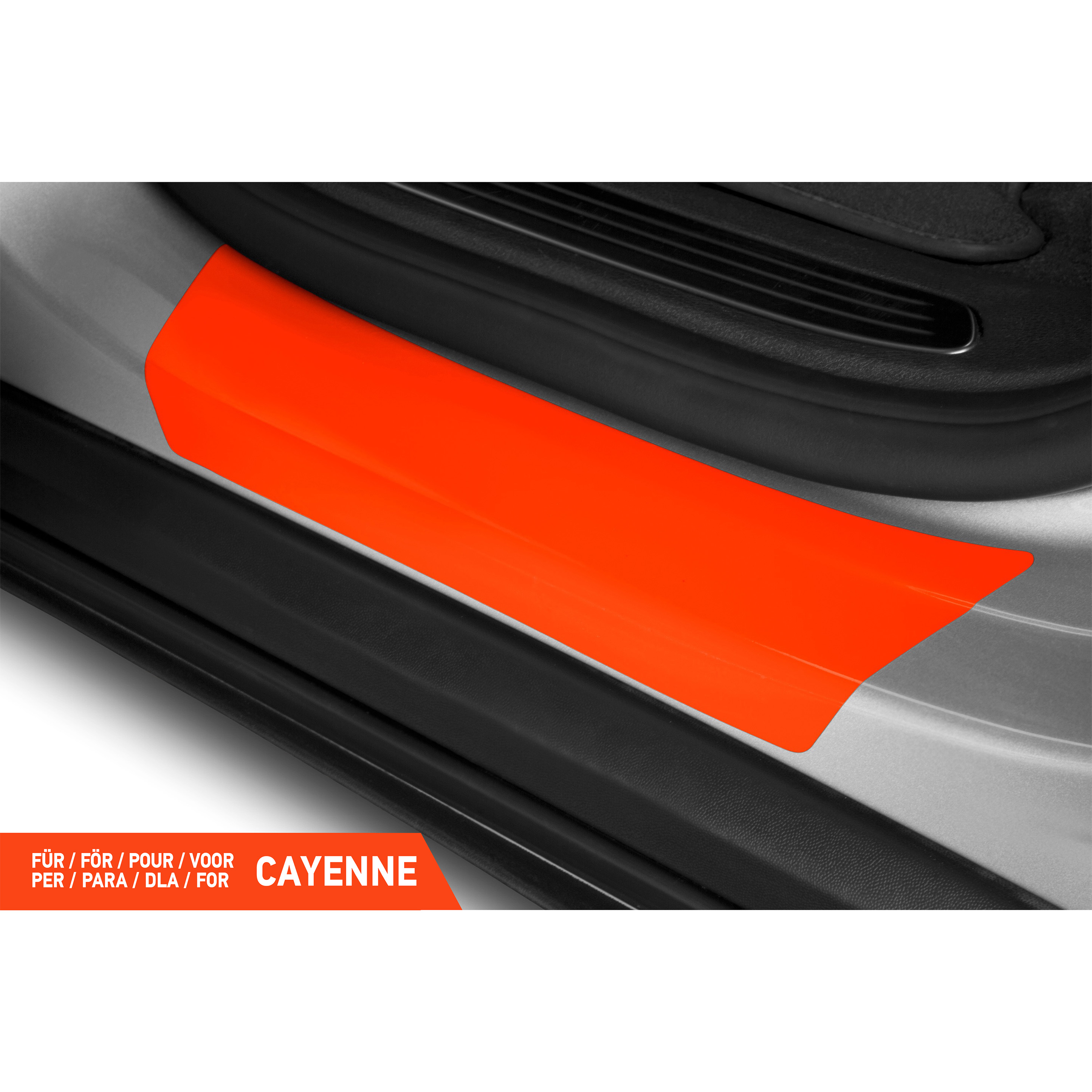 Einstiegsleisten Schutz für Porsche Cayenne 2 (II) 92A I 2010 - 2017 im 4er Set