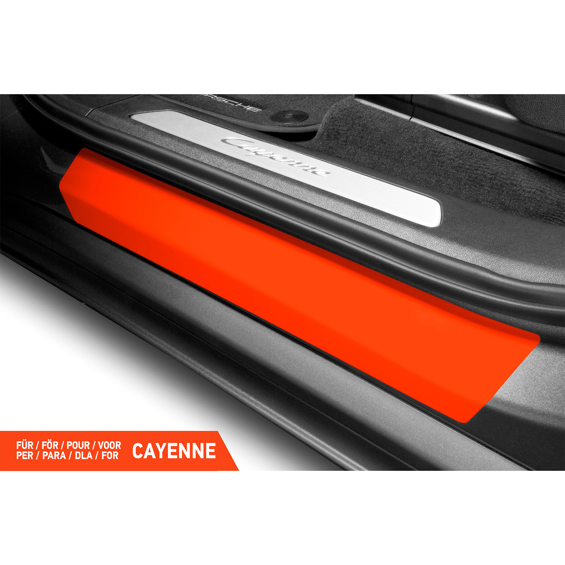 Einstiegsleisten Schutz für Porsche Cayenne 3 (III) 9YA I 2017 - 2026 im 4er Set