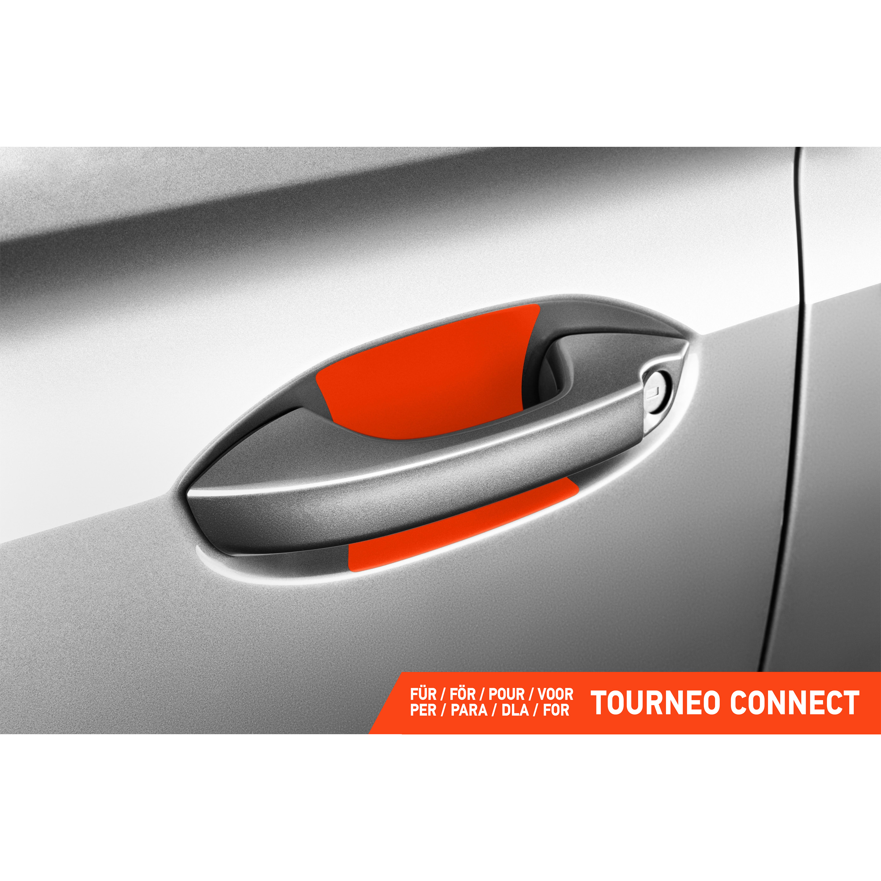 Auto Türgriffmulden Schutzfolie für Ford Tourneo Connect 3 (III) I 2022 - 2026 im 4er Set