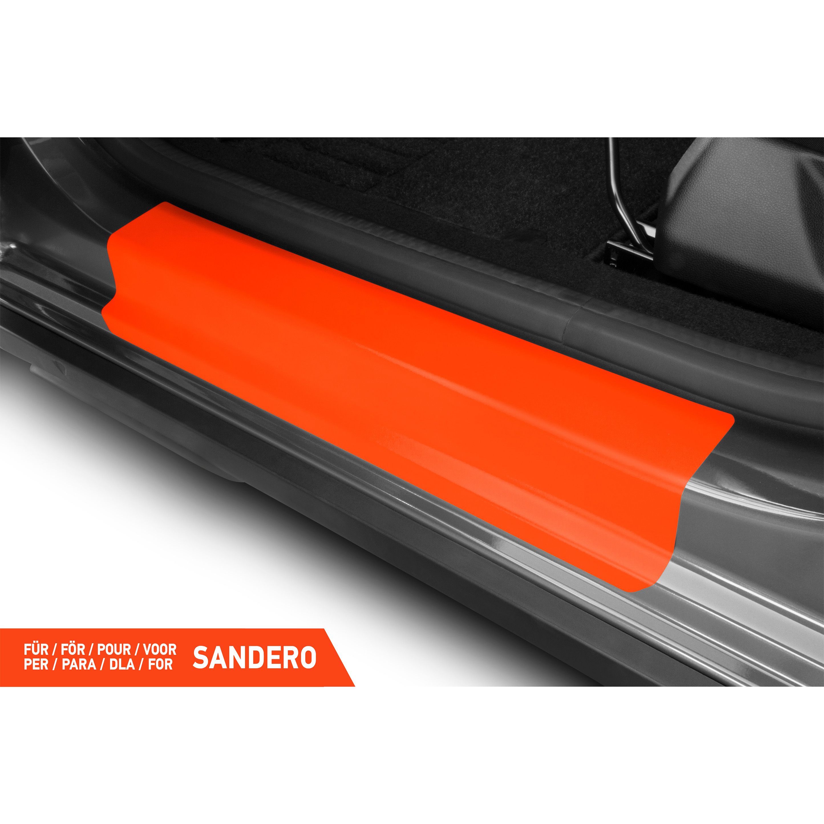 Einstiegsleisten Schutz für Dacia Sandero 3 (III) DJF I 2021 - 2026 im 4er Set