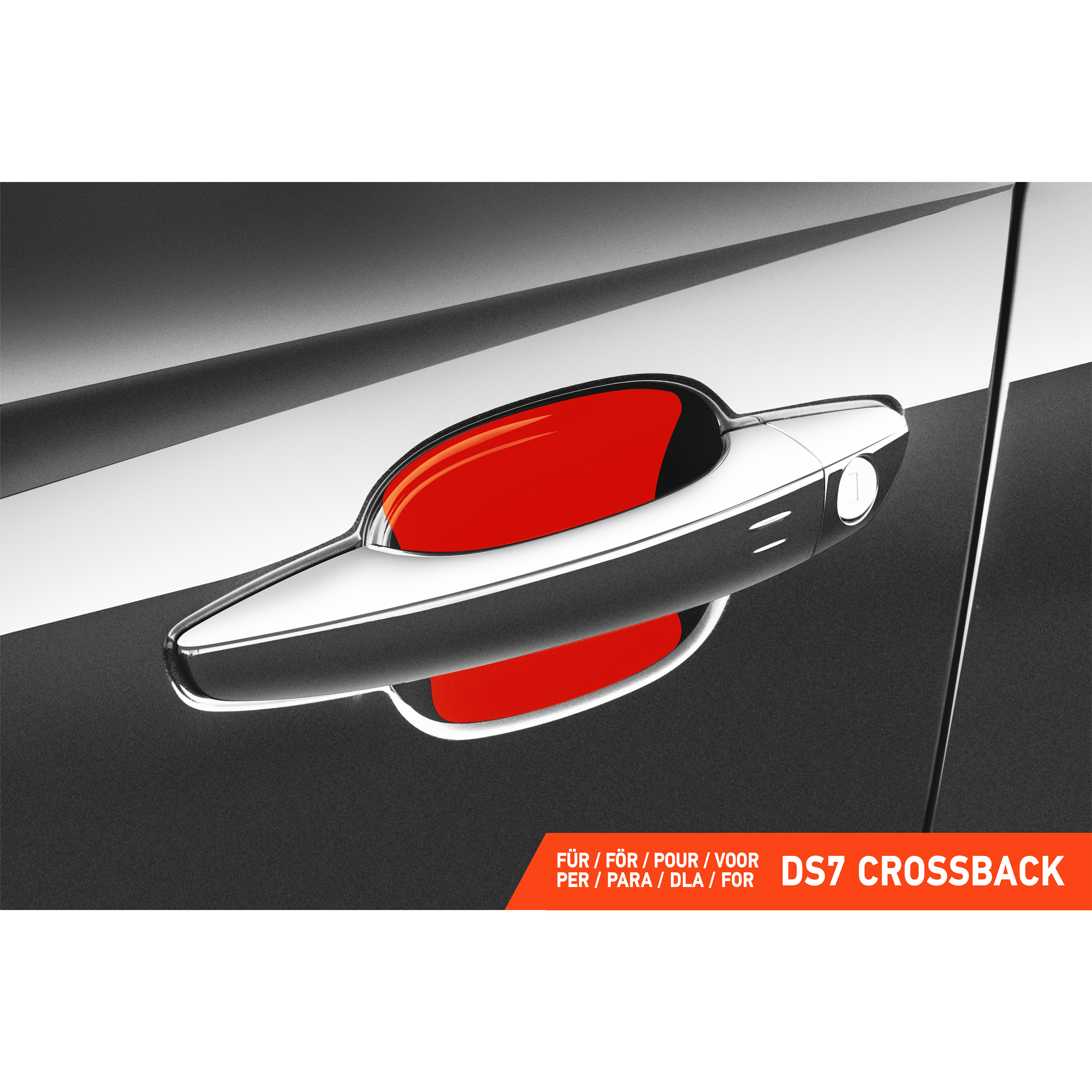 Auto Türgriffmulden Schutzfolie für DS Automobiles DS 7 I 2018 - 2026 im 4er Set