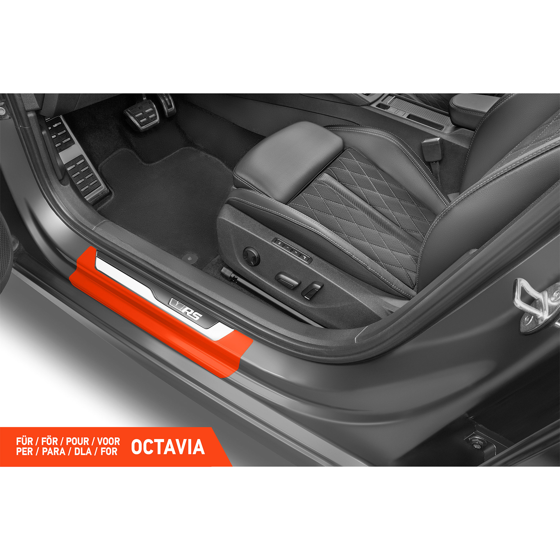 Einstiegsleisten Schutz für Skoda Octavia Combi RS 4 (IV) NX5 I 2020 - 2026 im 4er Set