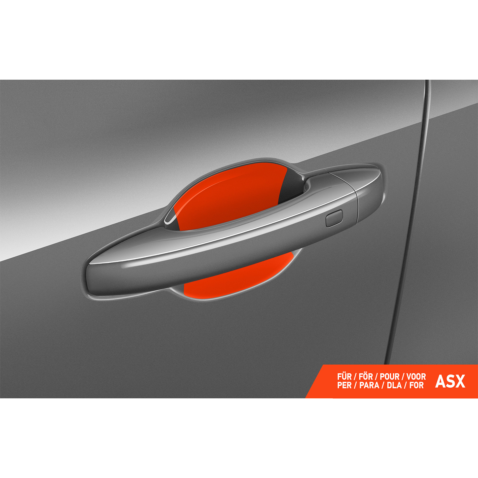 Auto Türgriffmulden Schutzfolie für Mitsubishi ASX 2 (II) I 2023 - 2026 im 4er Set