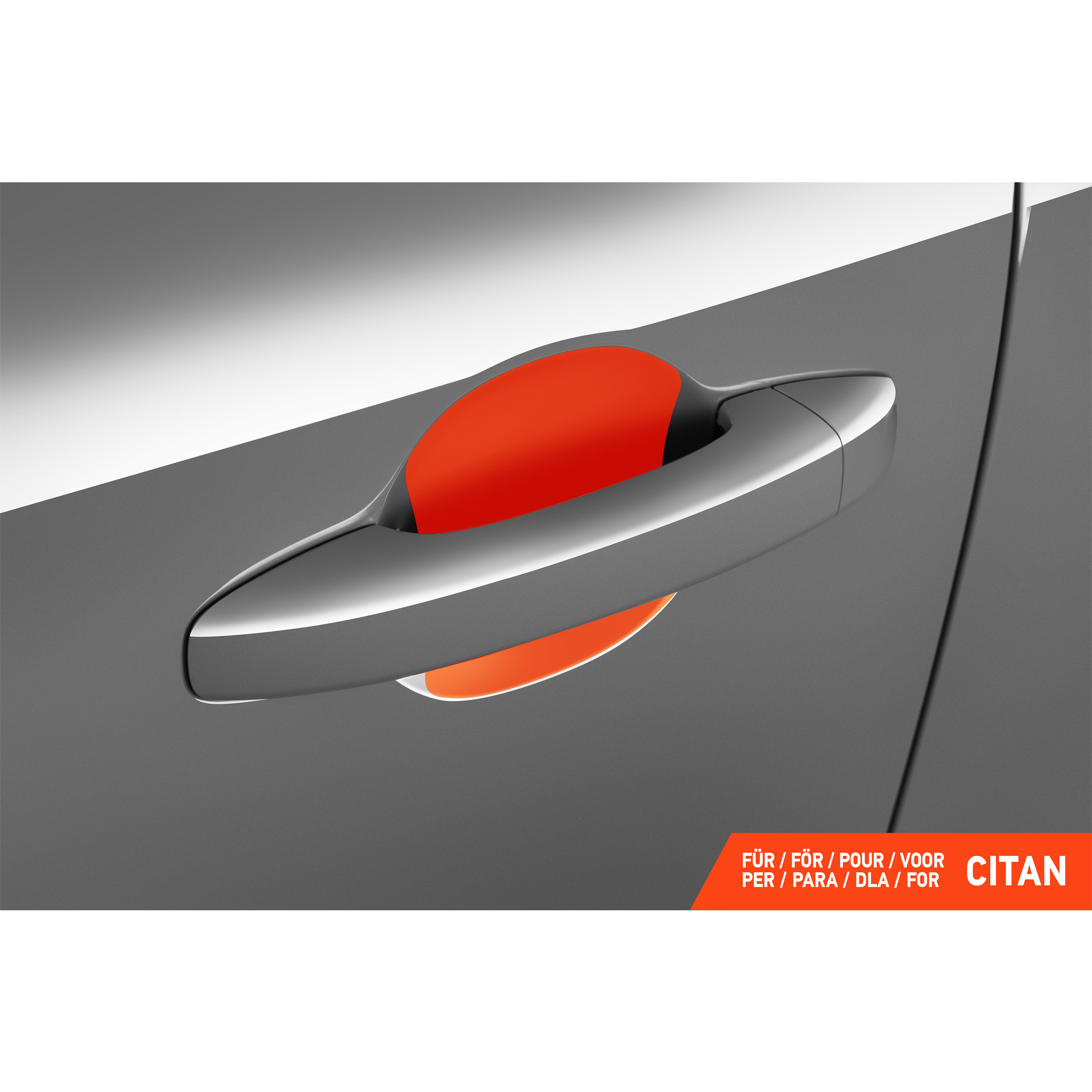 Auto Türgriffmulden Schutzfolie für Mercedes Benz Citan W420 I 2021 - 2026 im 4er Set