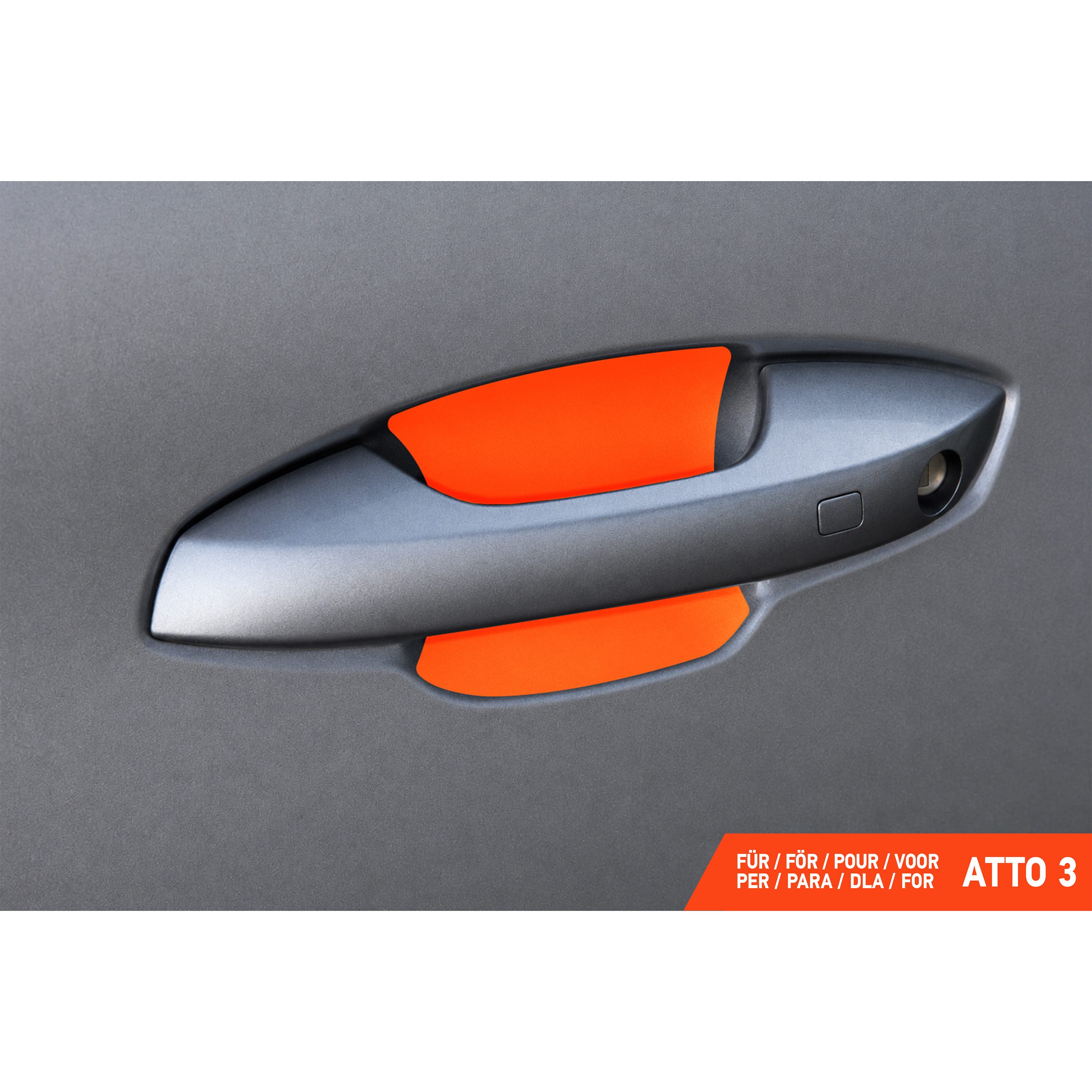 Auto Türgriffmulden Schutzfolie für BYD Atto 3 SC2E I 2023 - 2026 im 4er Set