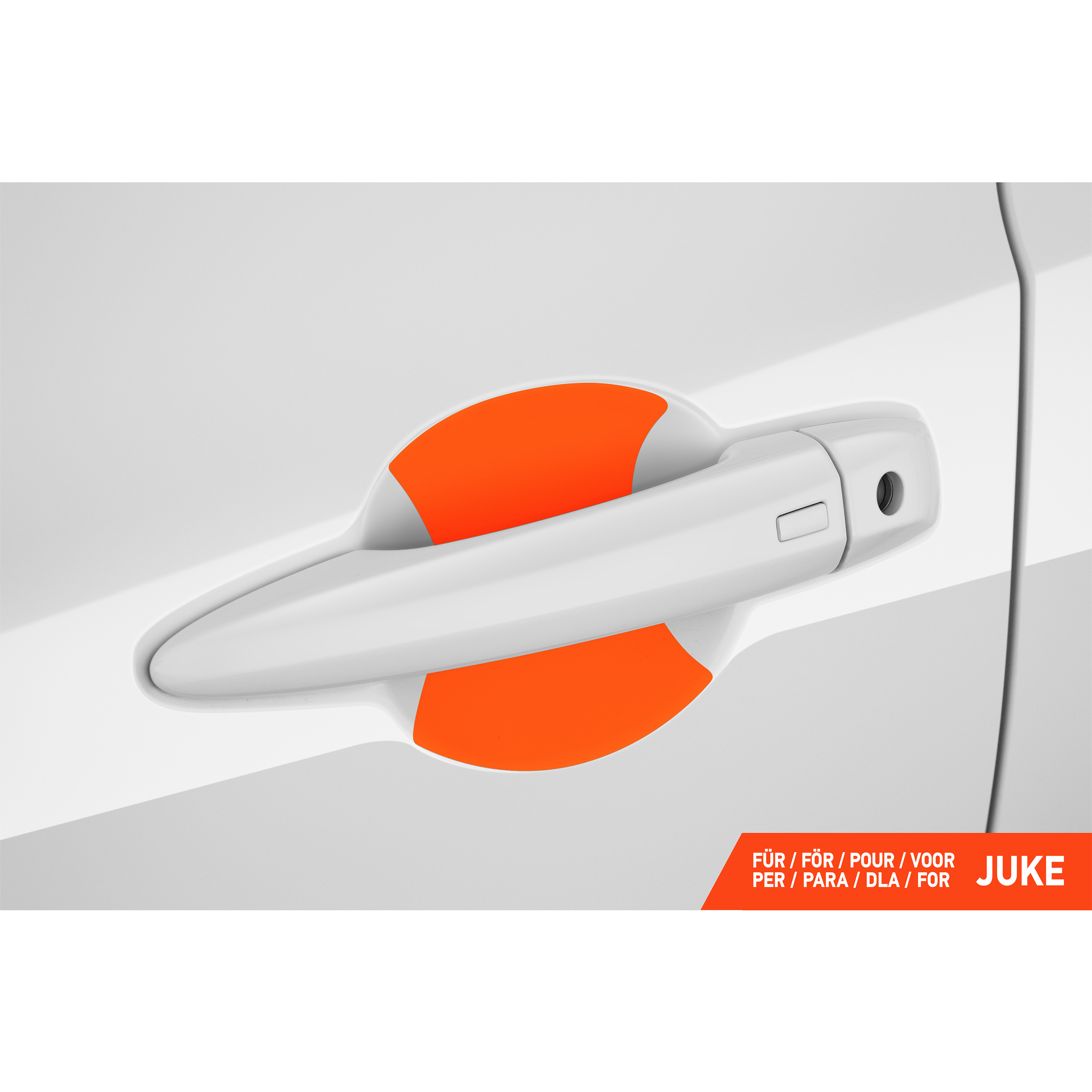 Auto Türgriffmulden Schutzfolie für Nissan Juke 2 (II) I 2019 - 2026 im 4er Set