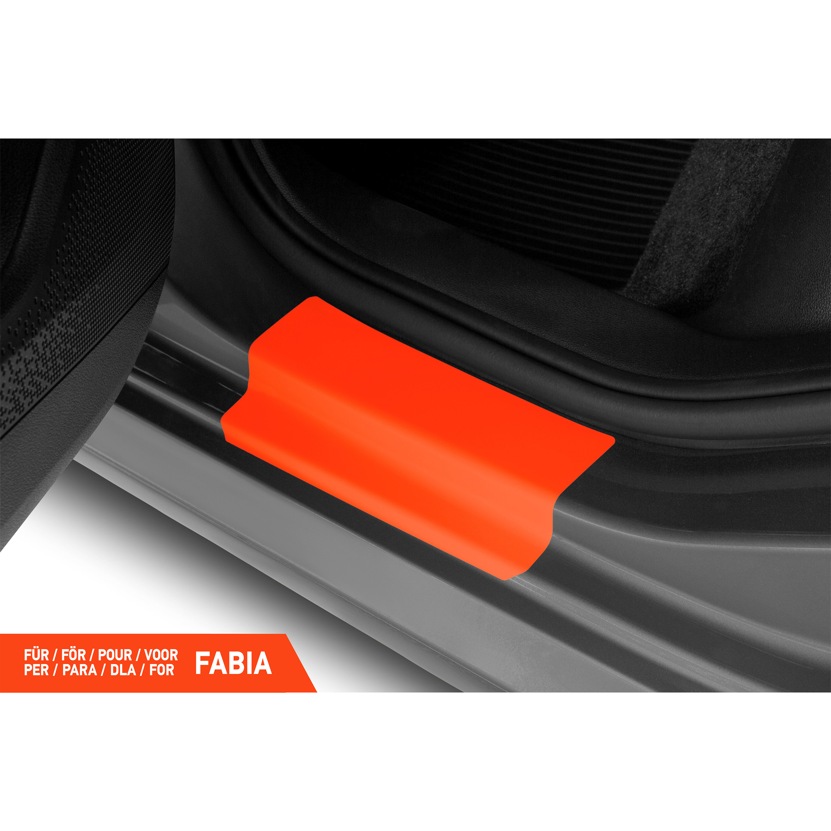 Einstiegsleisten Schutz für Skoda Fabia 4 (IV) I 2021 - 2026 im 4er Set