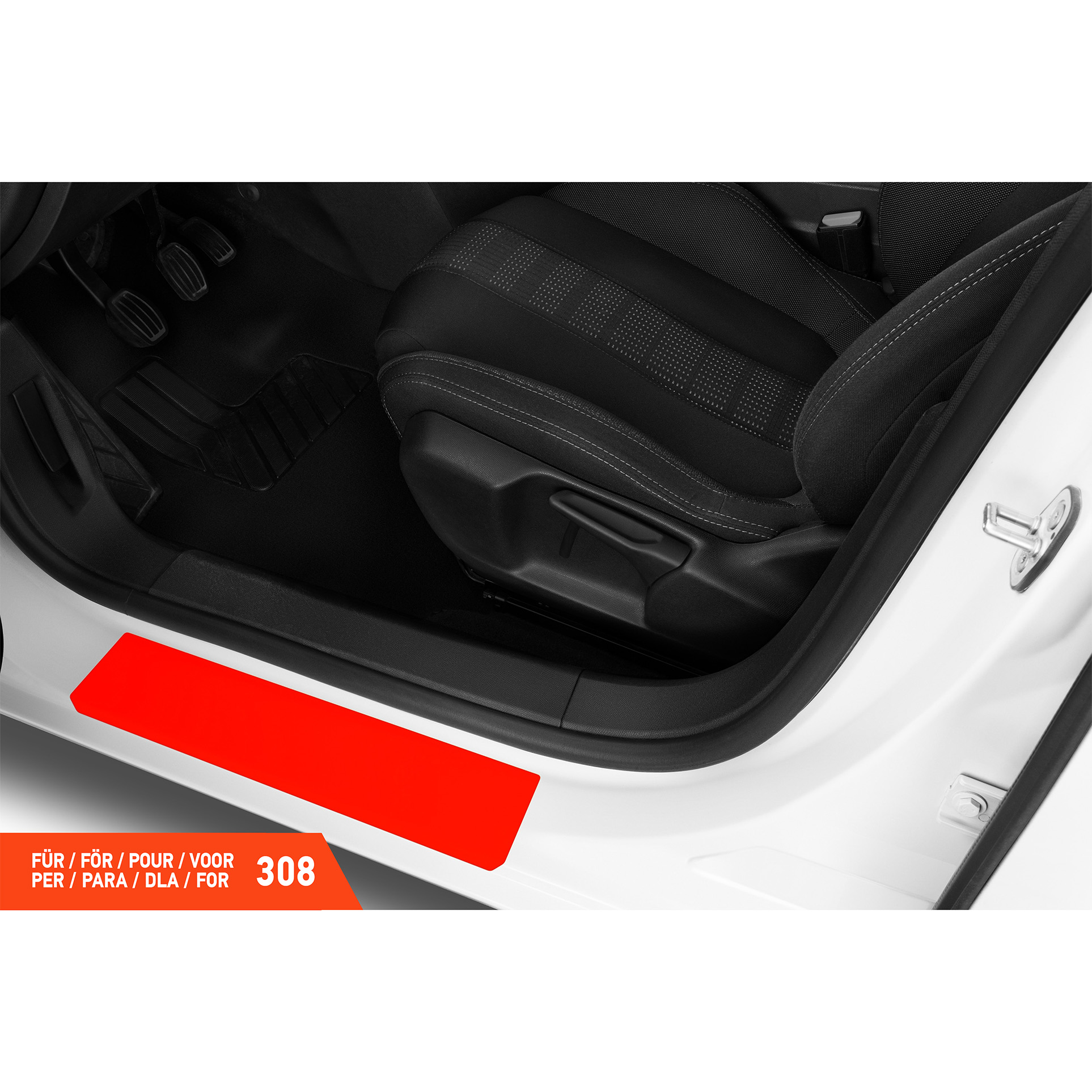 Einstiegsleisten Schutz für Peugeot 308 II T9 I 2013 - 2021 im 4er Set