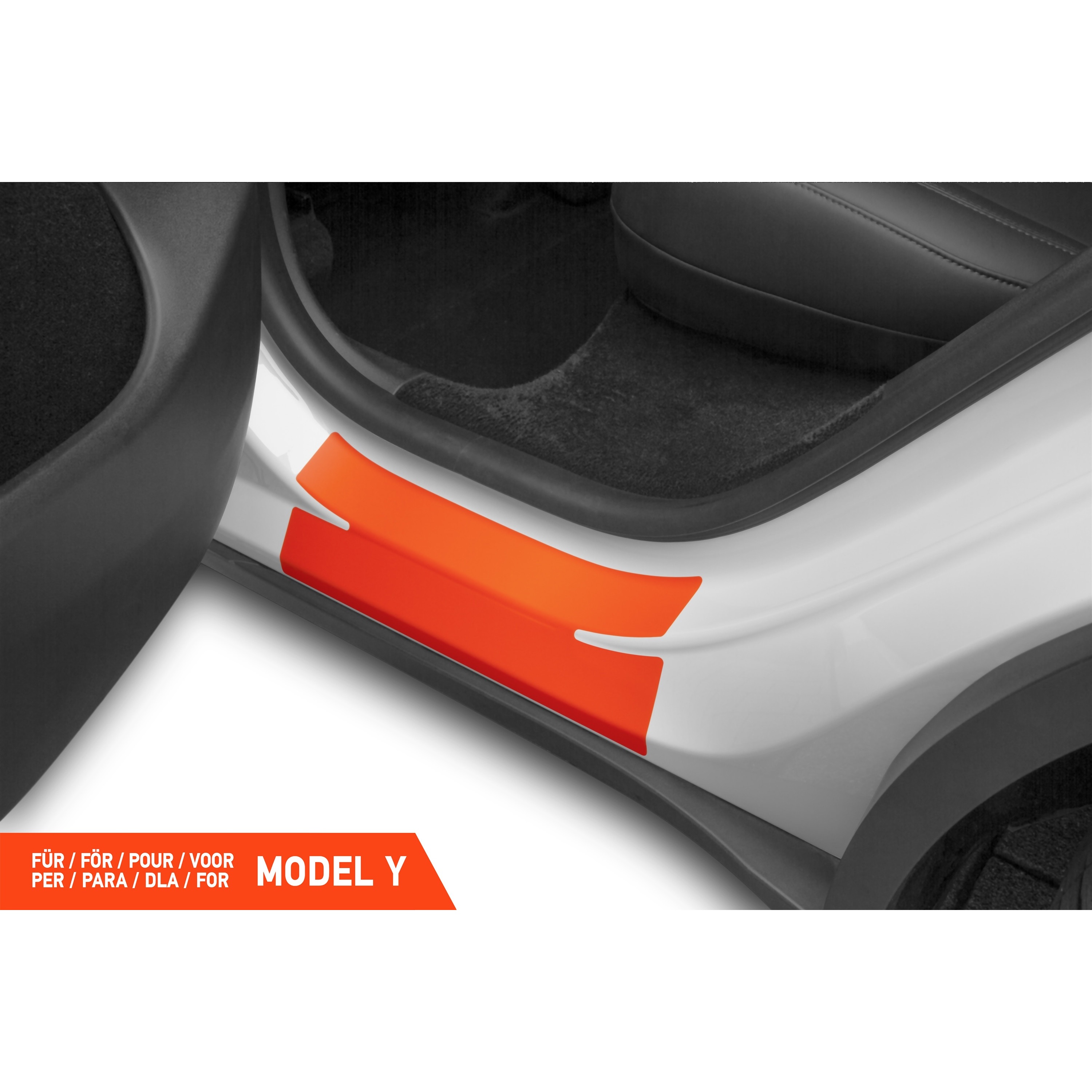 Einstiegsleisten Schutz für Tesla Model Y I 2020 - 2025 im 4er Set