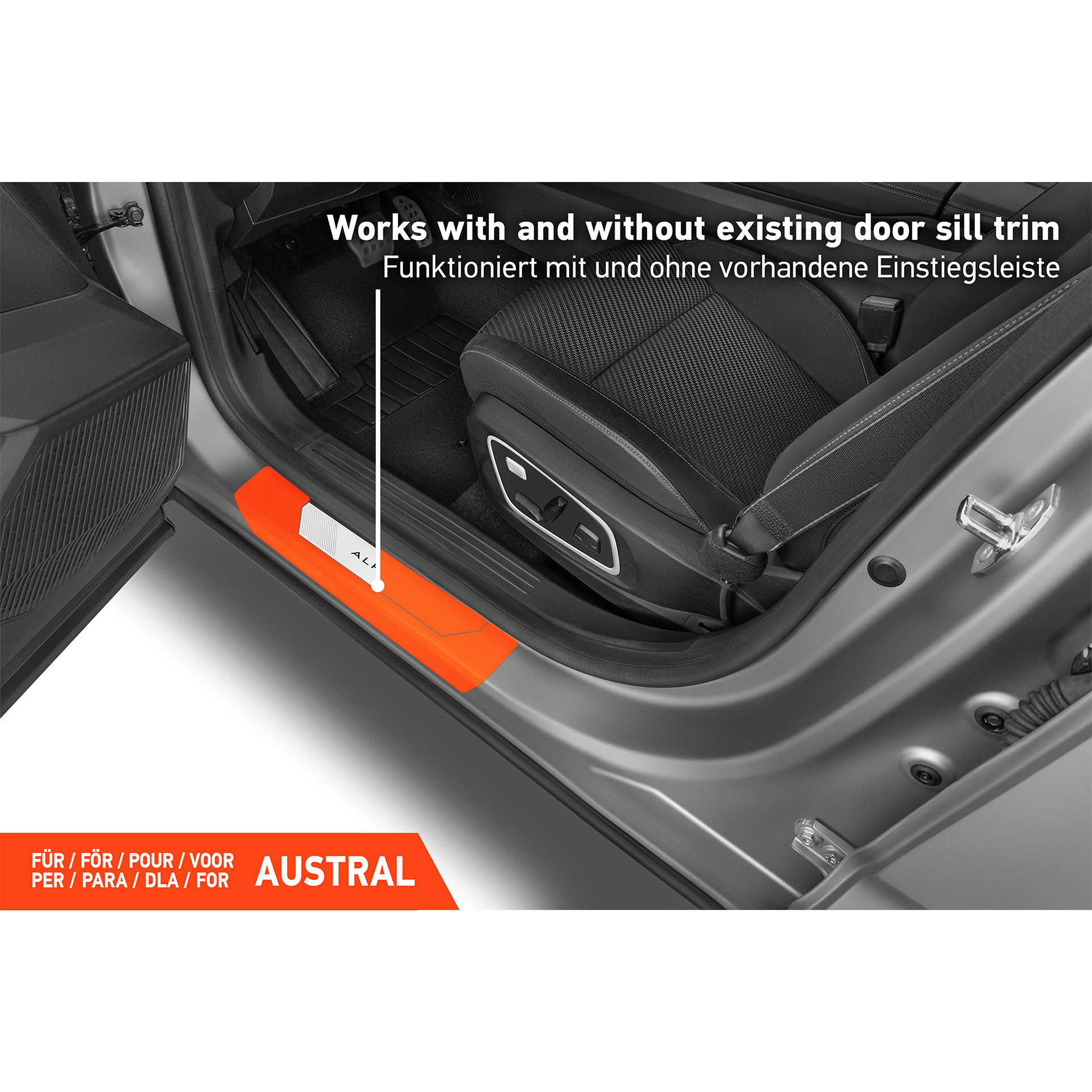 Einstiegsleisten Schutz für Renault Austral I 2022 - 2026 im 4er Set