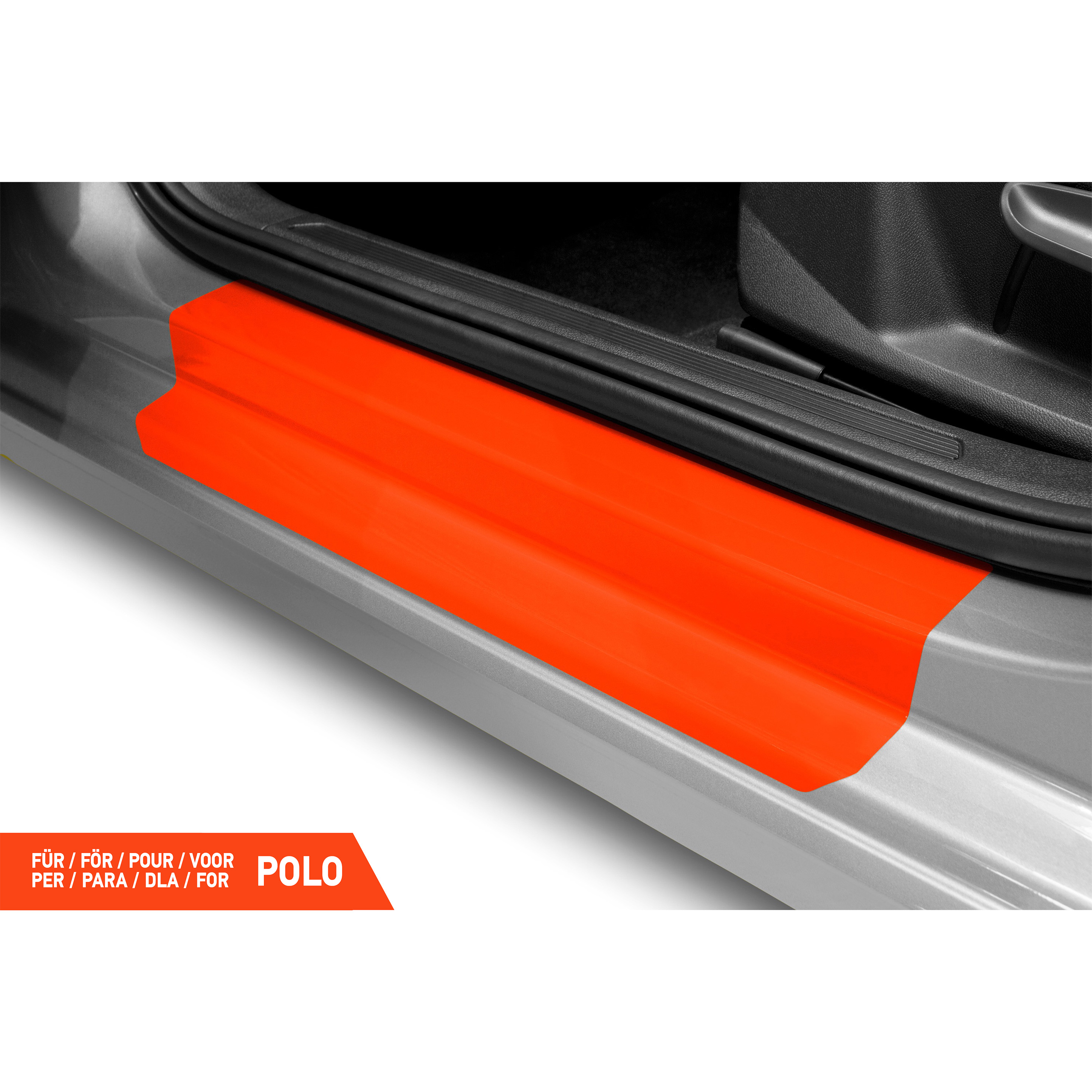 Einstiegsleisten Schutz für VW Polo 6 (VI) AW I 2017 - 2026 im 4er Set