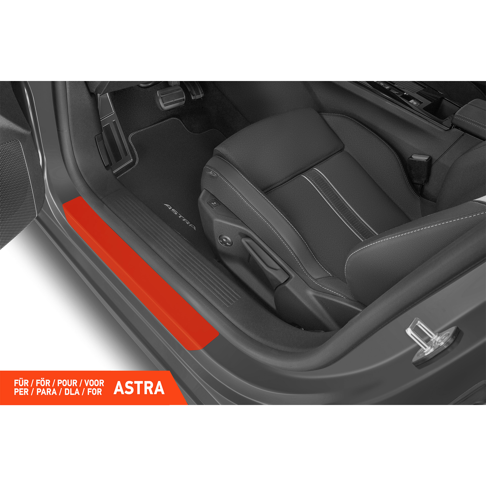 Einstiegsleisten Schutz für Opel Astra Sports Tourer L I 2022 - 2026 im 4er Set