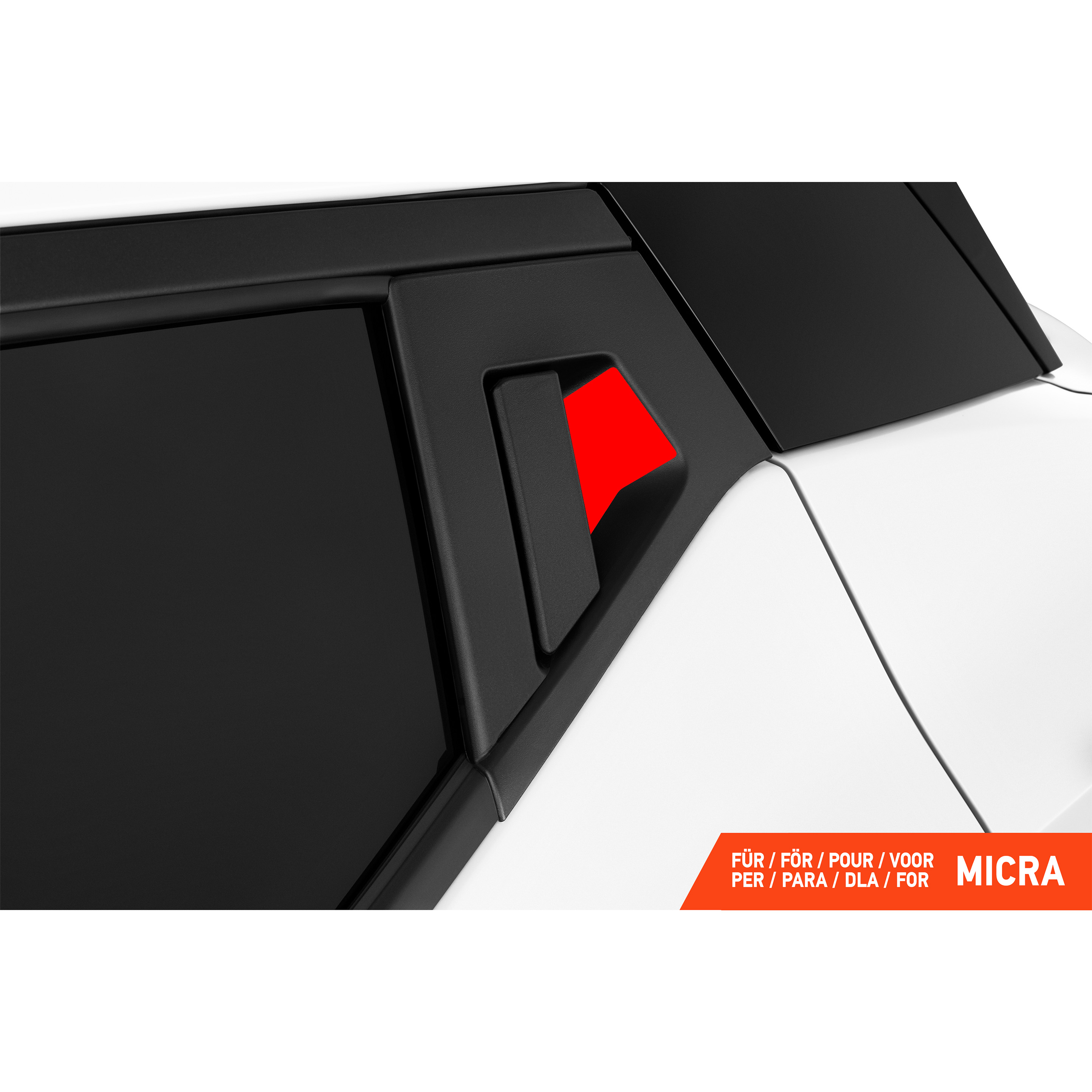 Auto Türgriffmulden Schutzfolie für Nissan Micra 5 (V) K14 I 2017 - 2023 im 4er Set