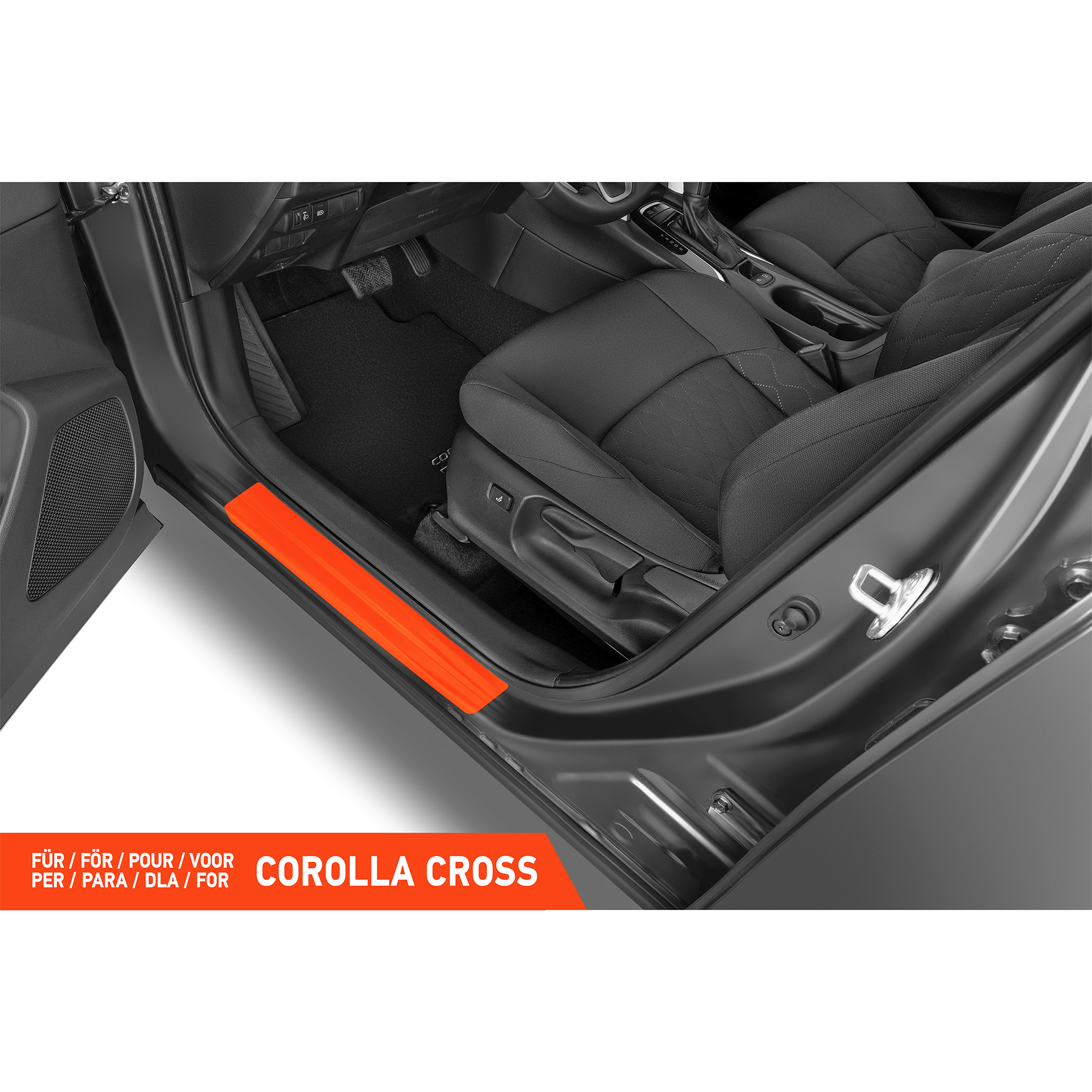 Einstiegsleisten Schutz für Toyota Corolla Cross XG10 I 2022 - 2026 im 4er Set