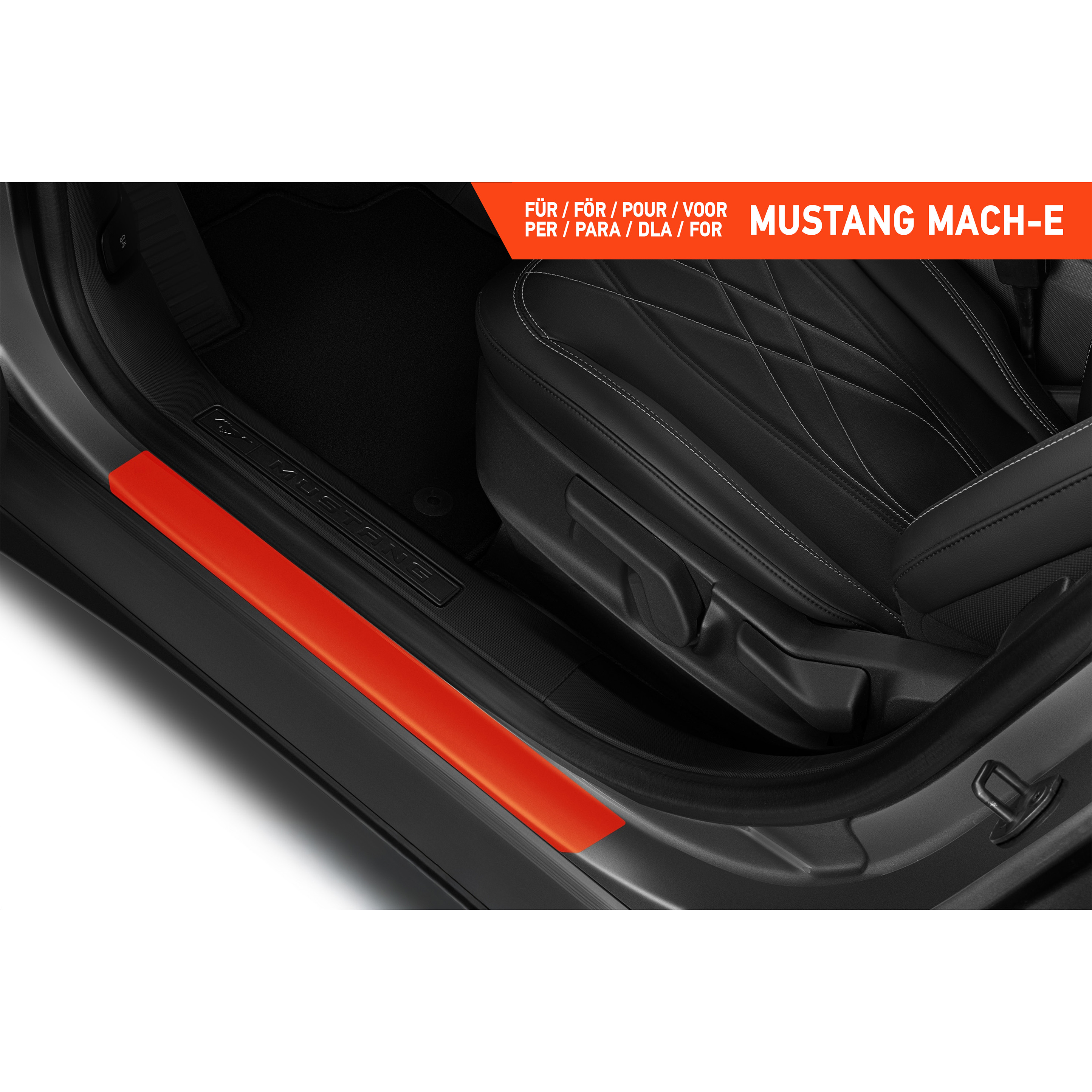 Einstiegsleisten Schutz für Ford Mustang Mach-E I 2021 - 2026 im 4er Set