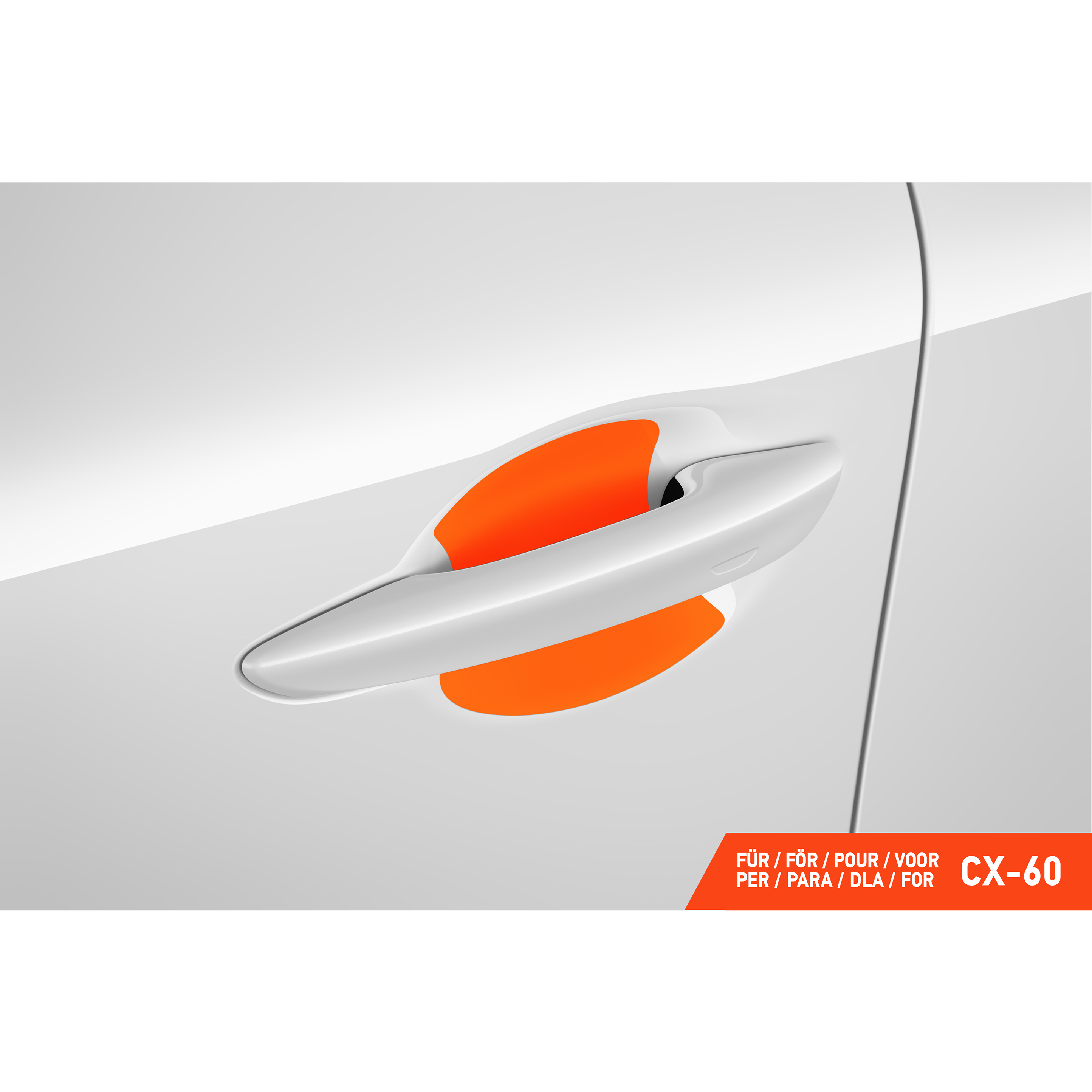 Auto Türgriffmulden Schutzfolie für Mazda CX-60 I 2022 - 2026 im 4er Set