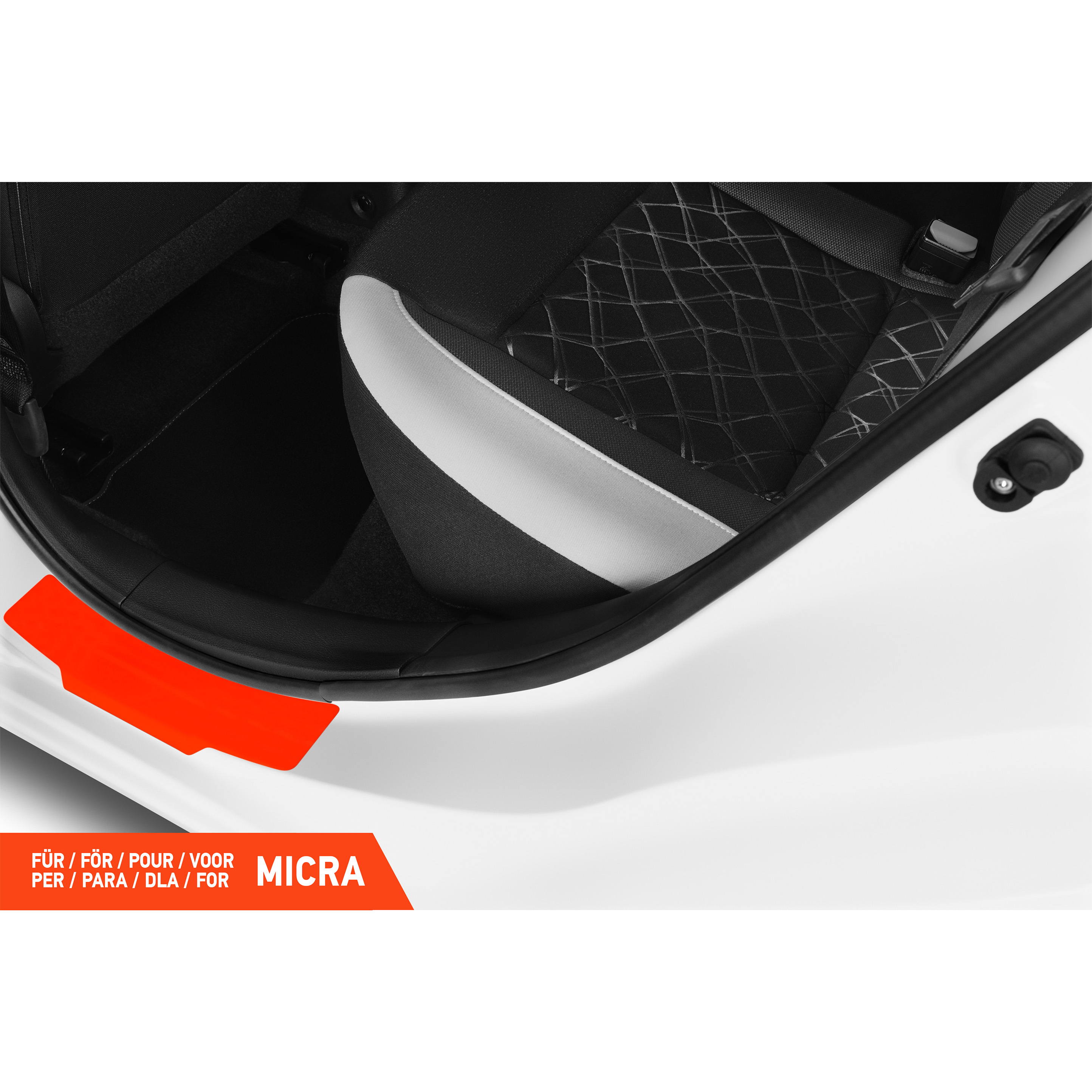 Einstiegsleisten Schutz für Nissan Micra 5 (V) K14 I 2017 - 2023 im 4er Set