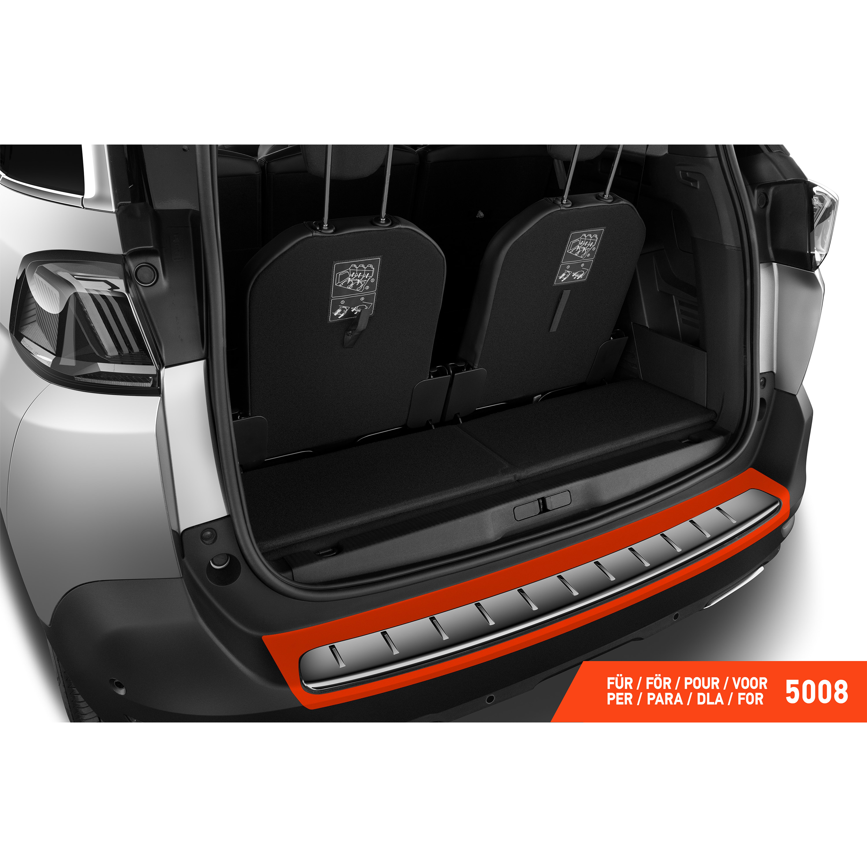 Ladekantenschutz für Peugeot 5008 2 (II) I 2017 - 2024